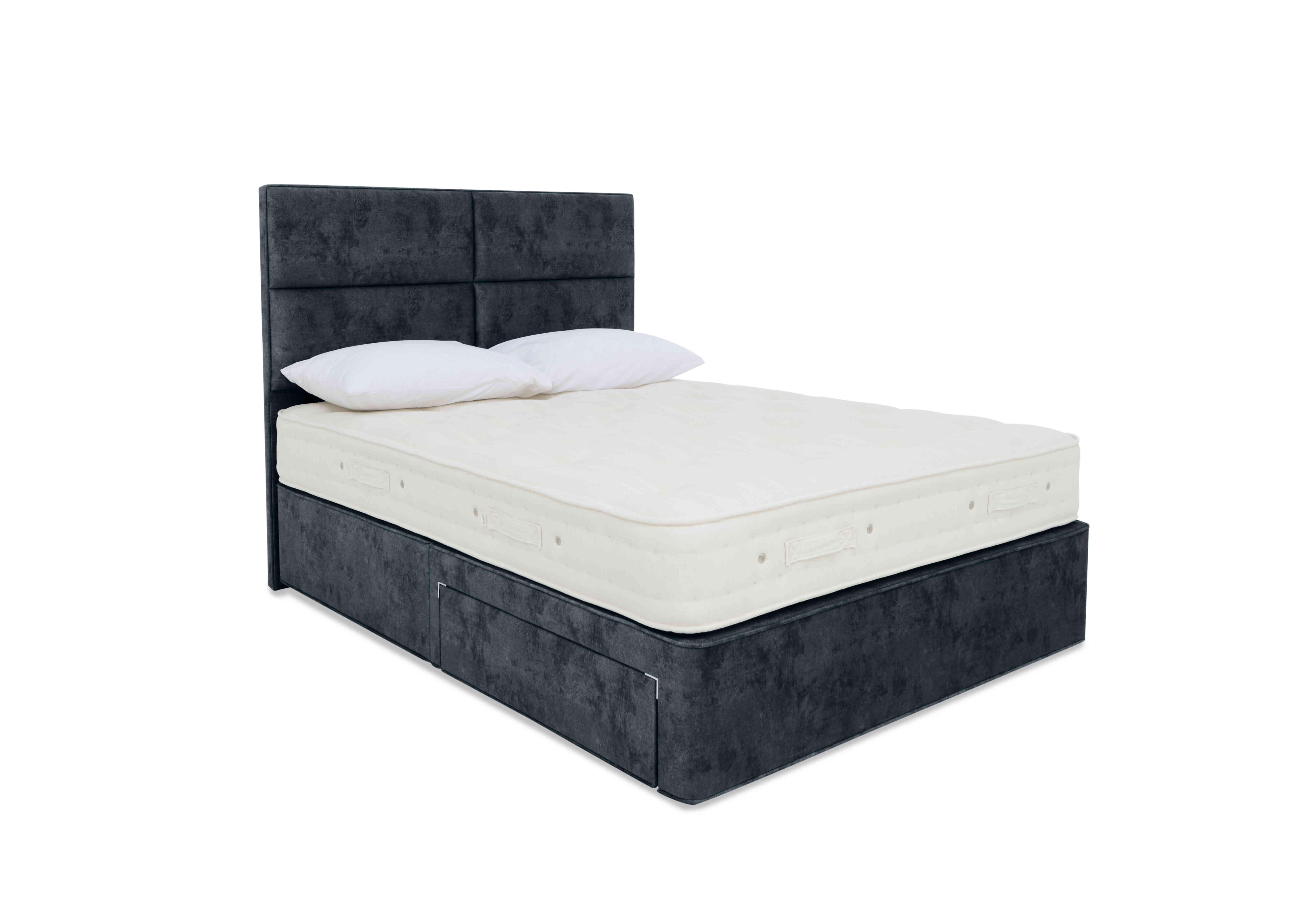 Luxury Firm 2 Divan Set in Daytona Ocean on Furniture Village