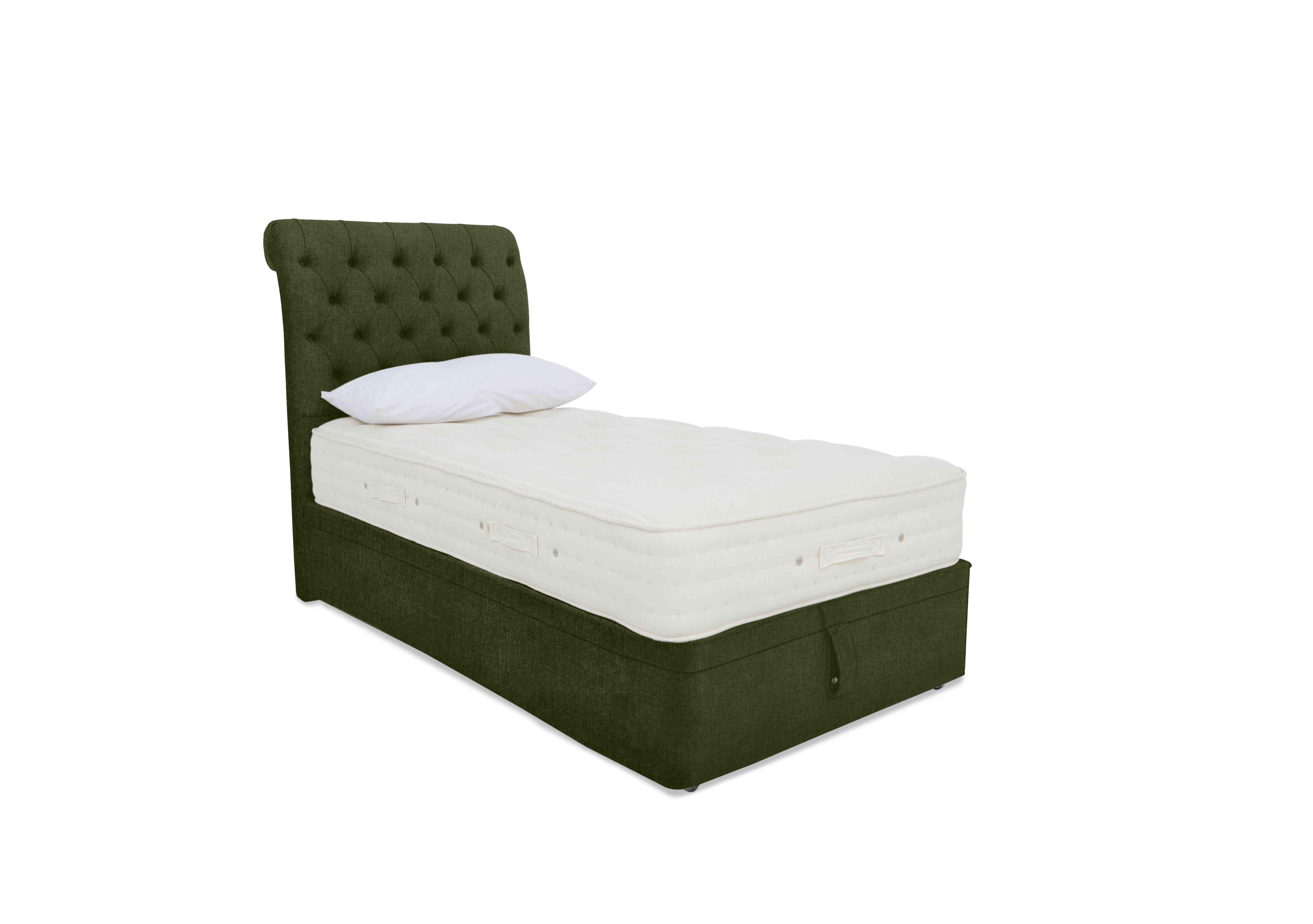 Luxury Firm 3 Ottoman Divan Set in Zenith 501 Palm on Furniture Village