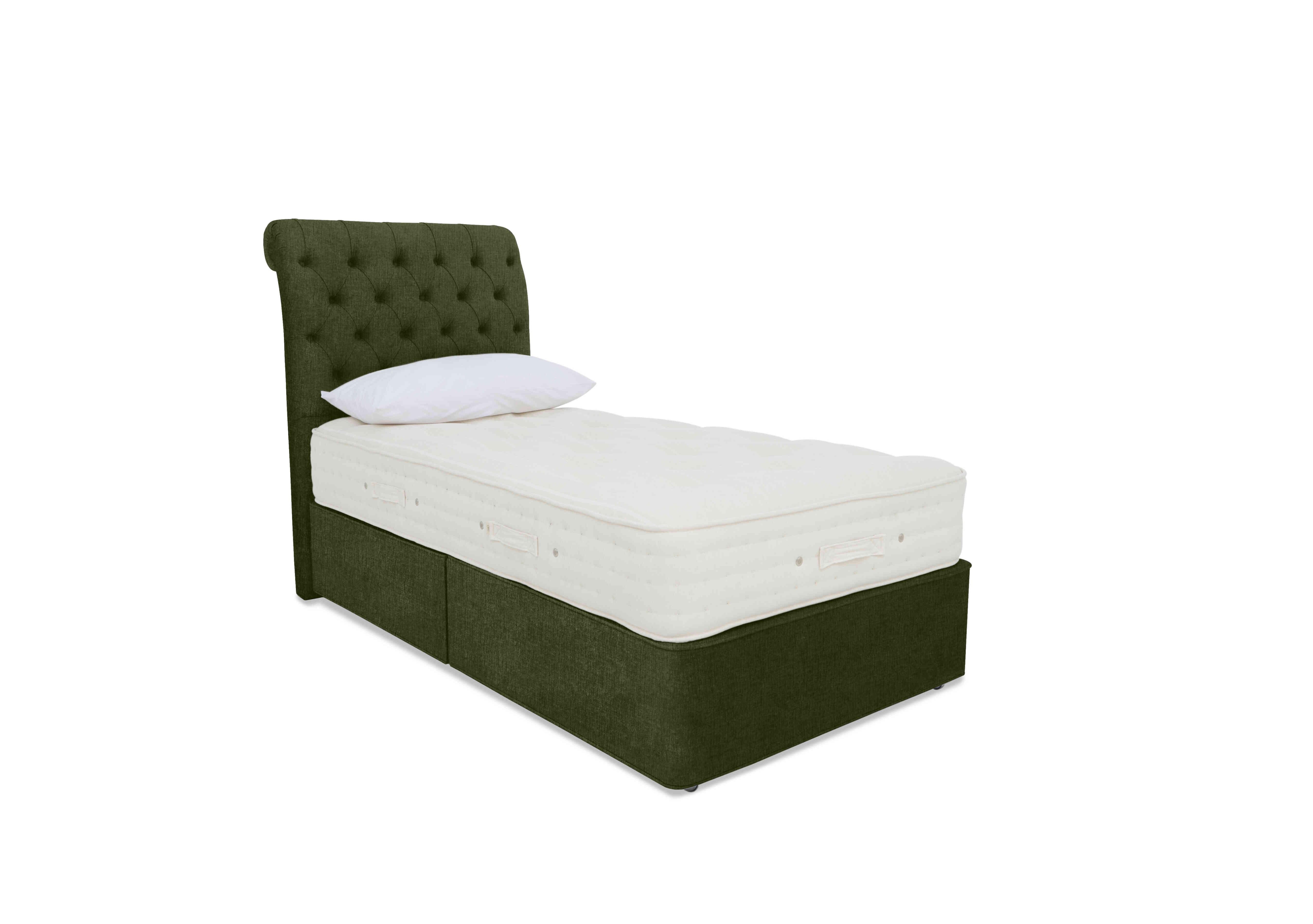 Luxury Firm 3 Divan Set in Zenith 501 Palm on Furniture Village