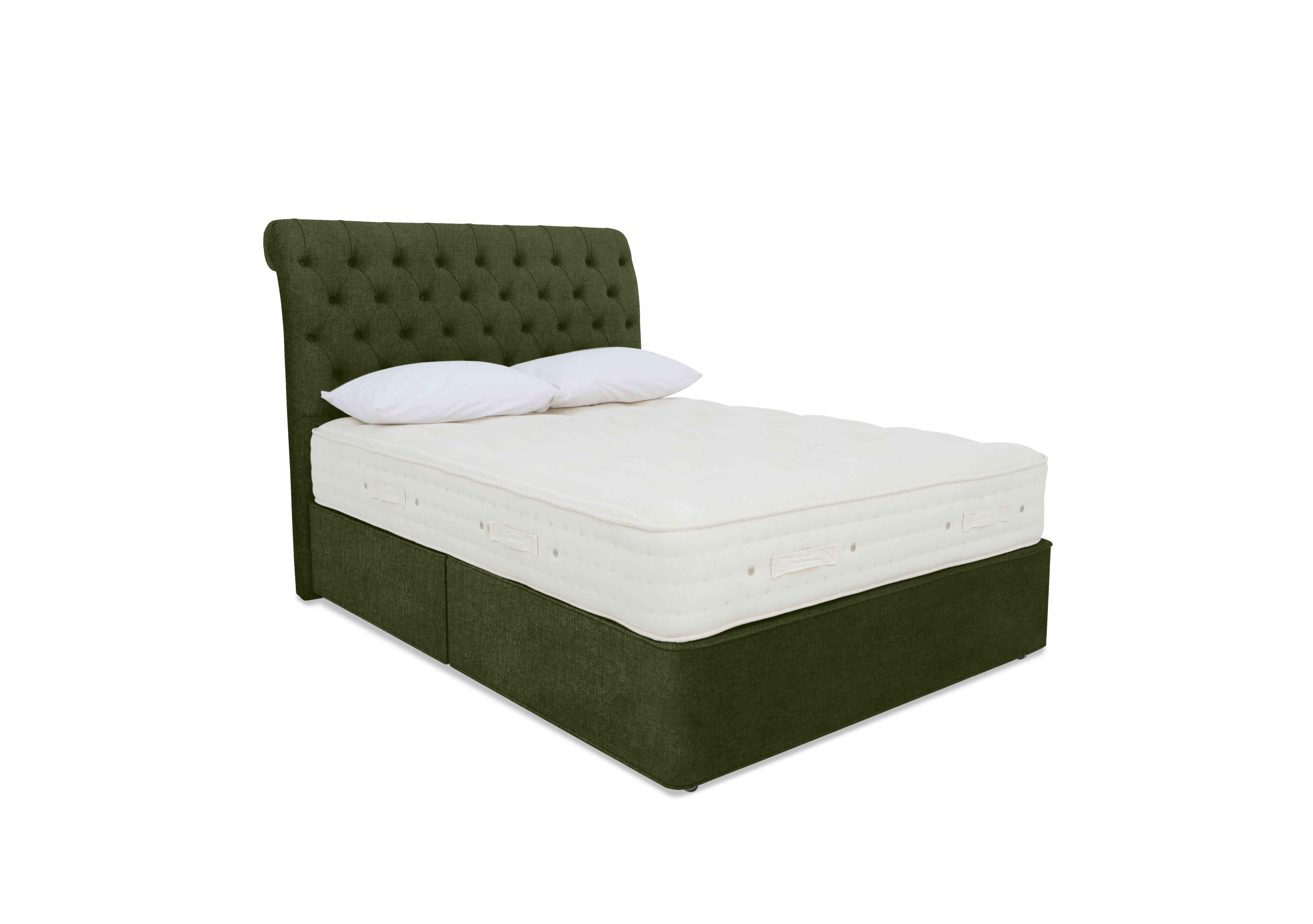 Luxury Firm 3 Divan Set in Zenith 501 Palm on Furniture Village