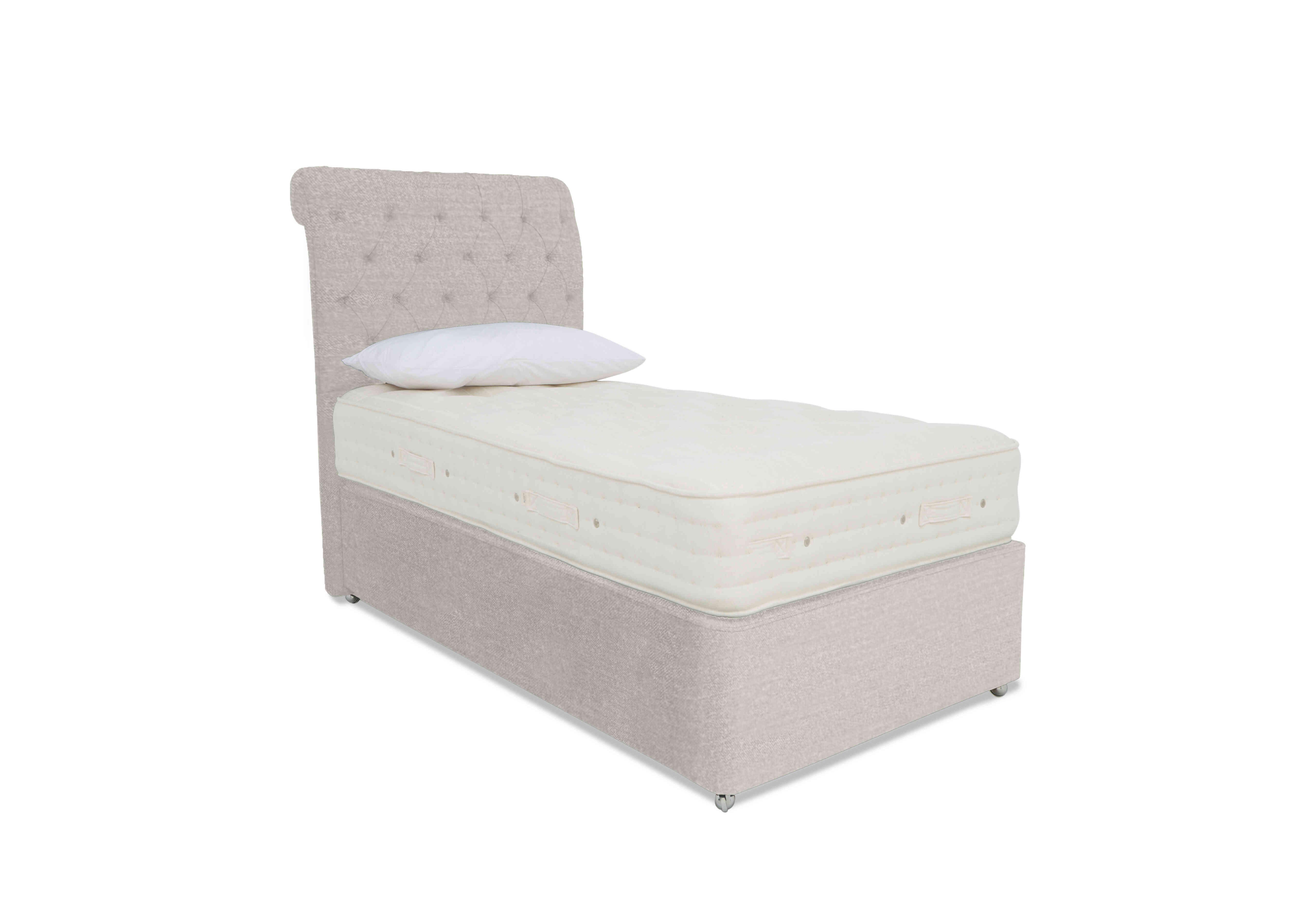 Luxury Firm 4 Divan Set in Imperio 903 Stone on Furniture Village