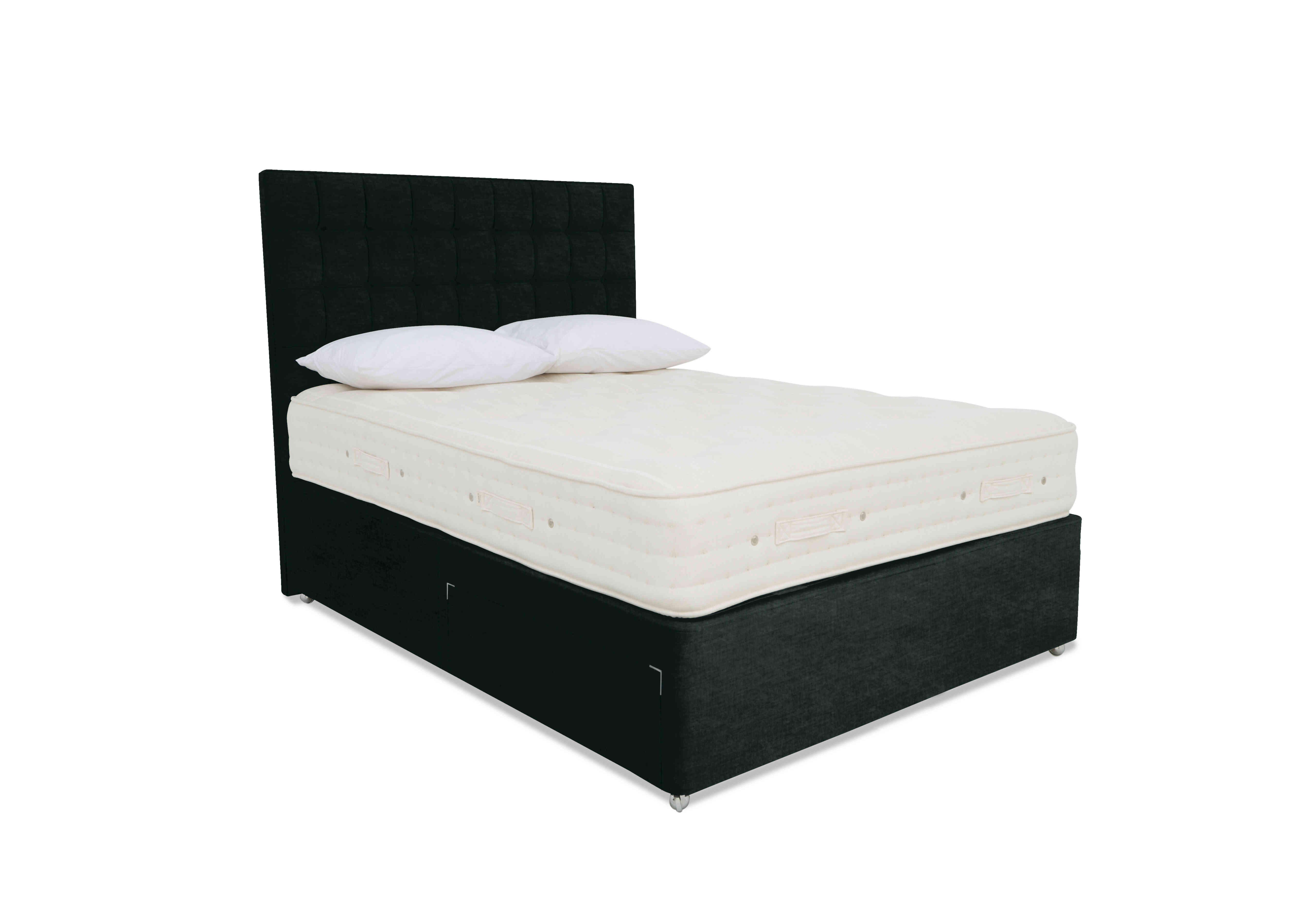 Luxury Firm 4 Divan Set in Premium 501 Emerald Green on Furniture Village