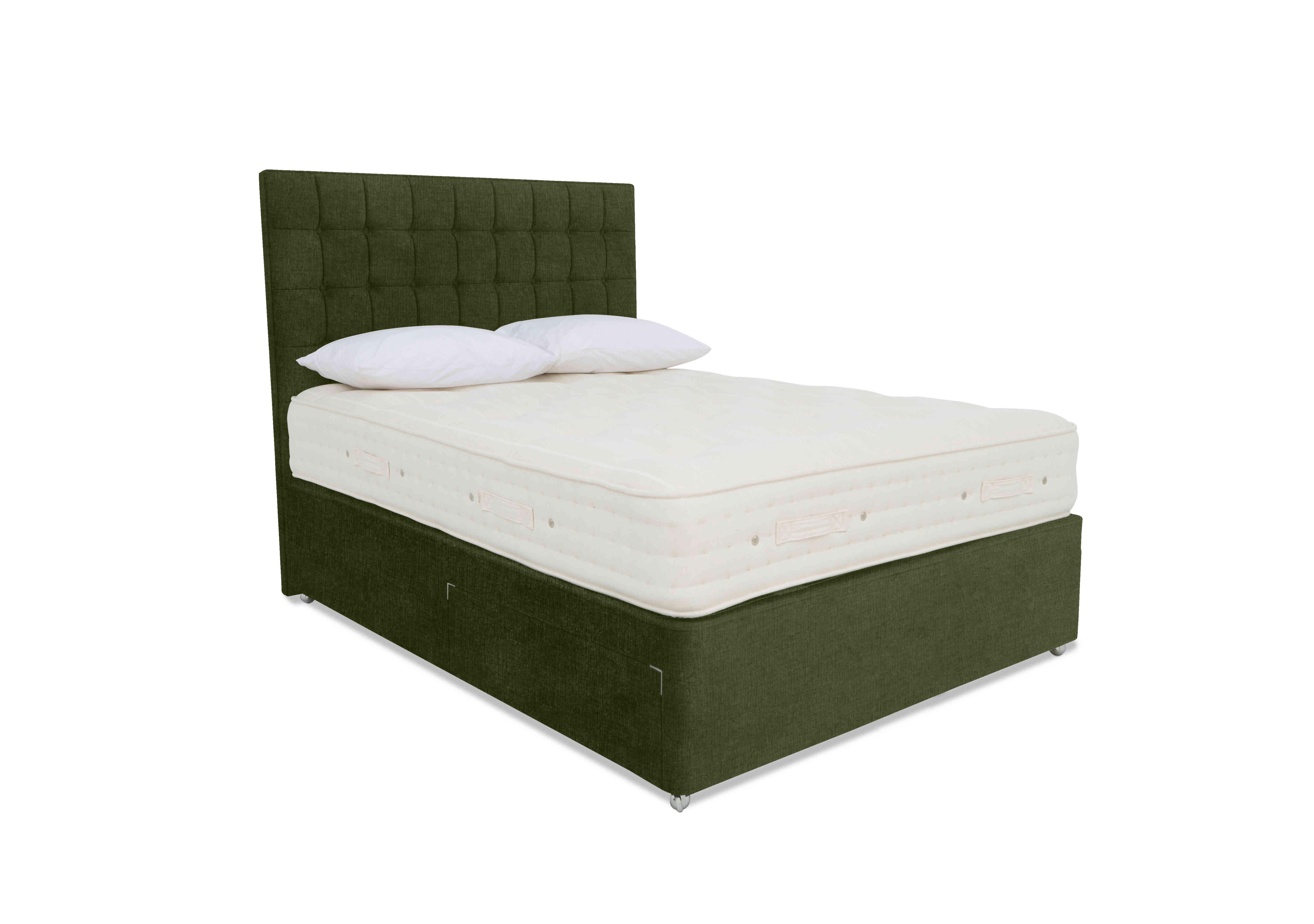 Luxury Firm 4 Divan Set in Zenith 501 Palm on Furniture Village