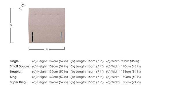 Askett Floor Standing Headboard in  on Furniture Village