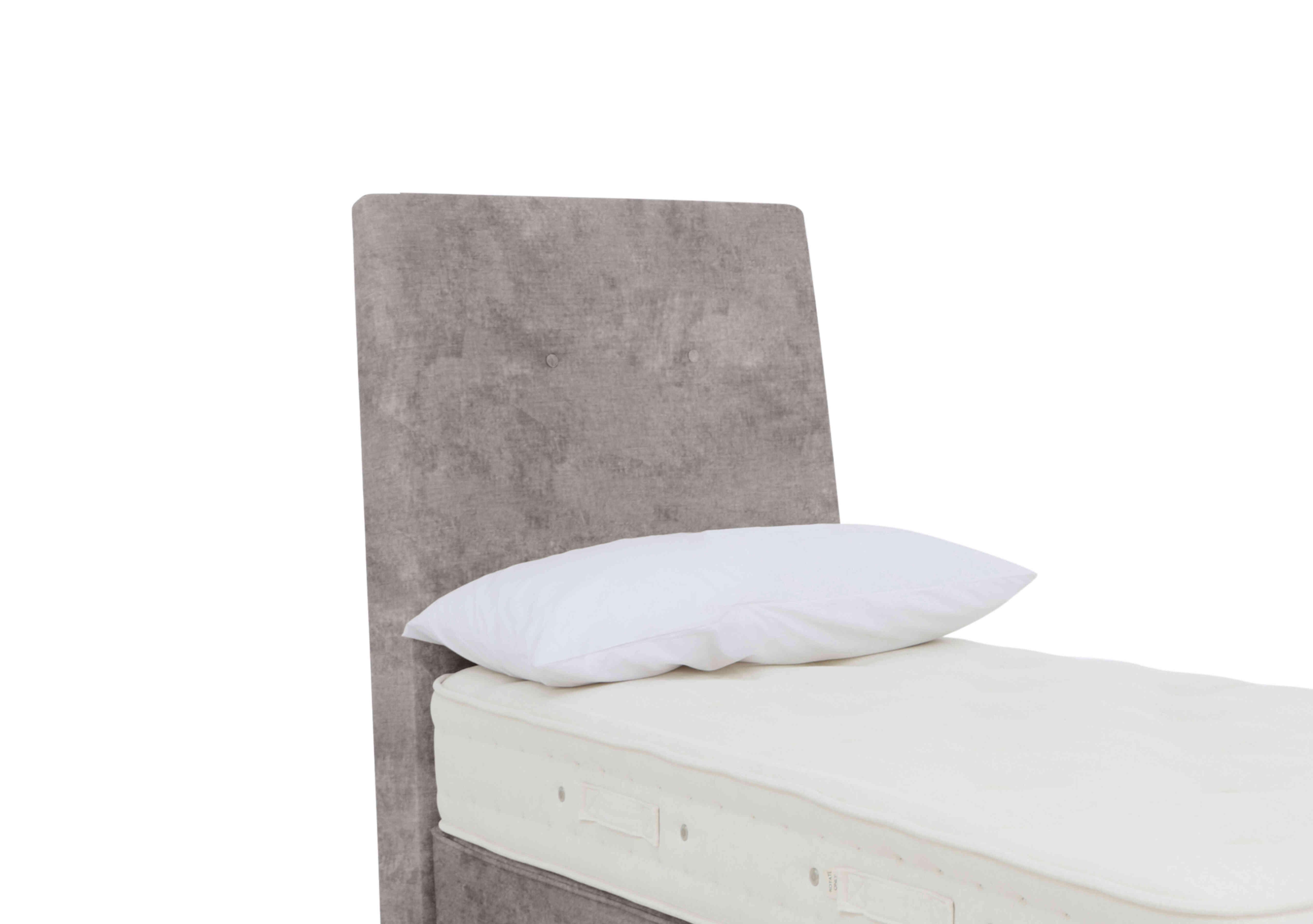 Askett Floor Standing Headboard in Daytona Silver on Furniture Village