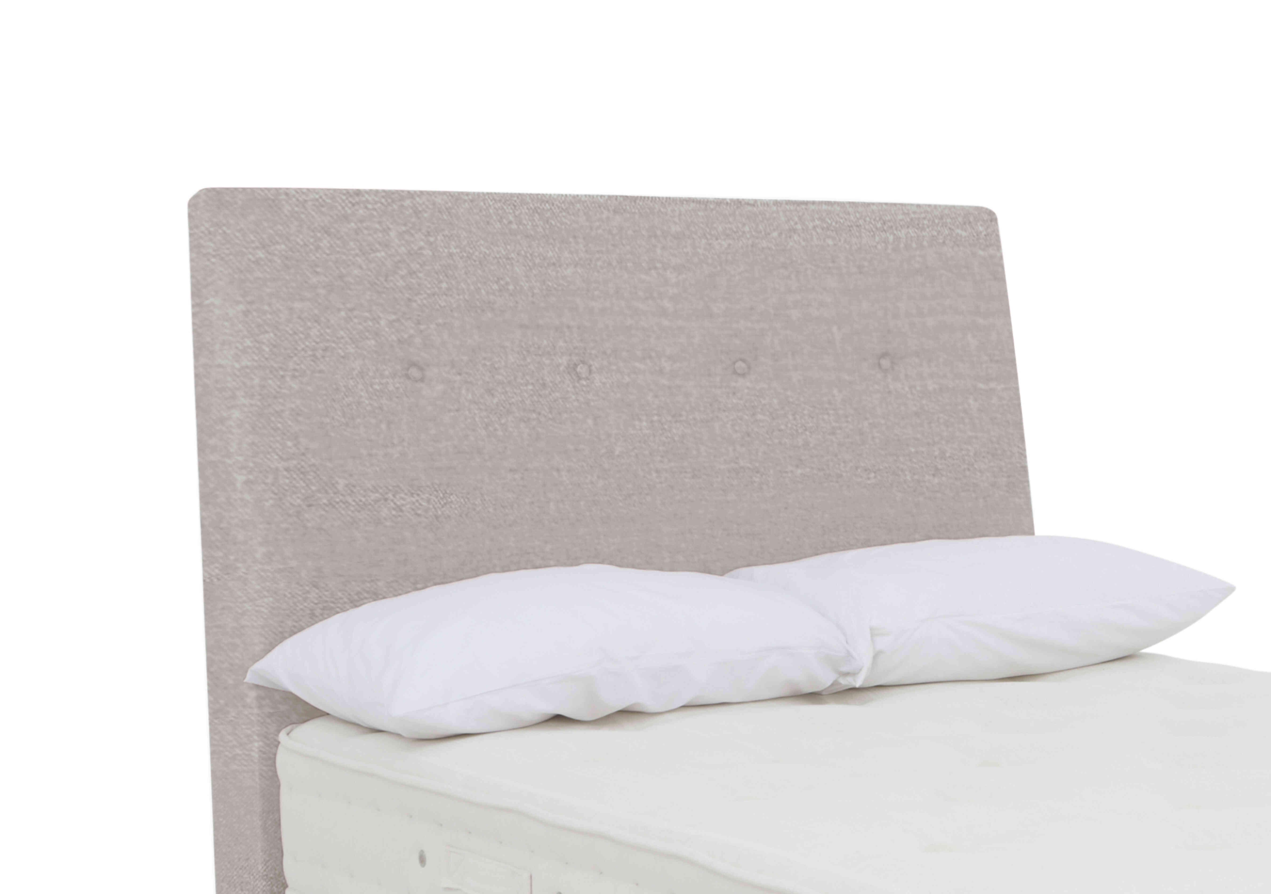 Askett Floor Standing Headboard in Maestro 9022 Hessian on Furniture Village