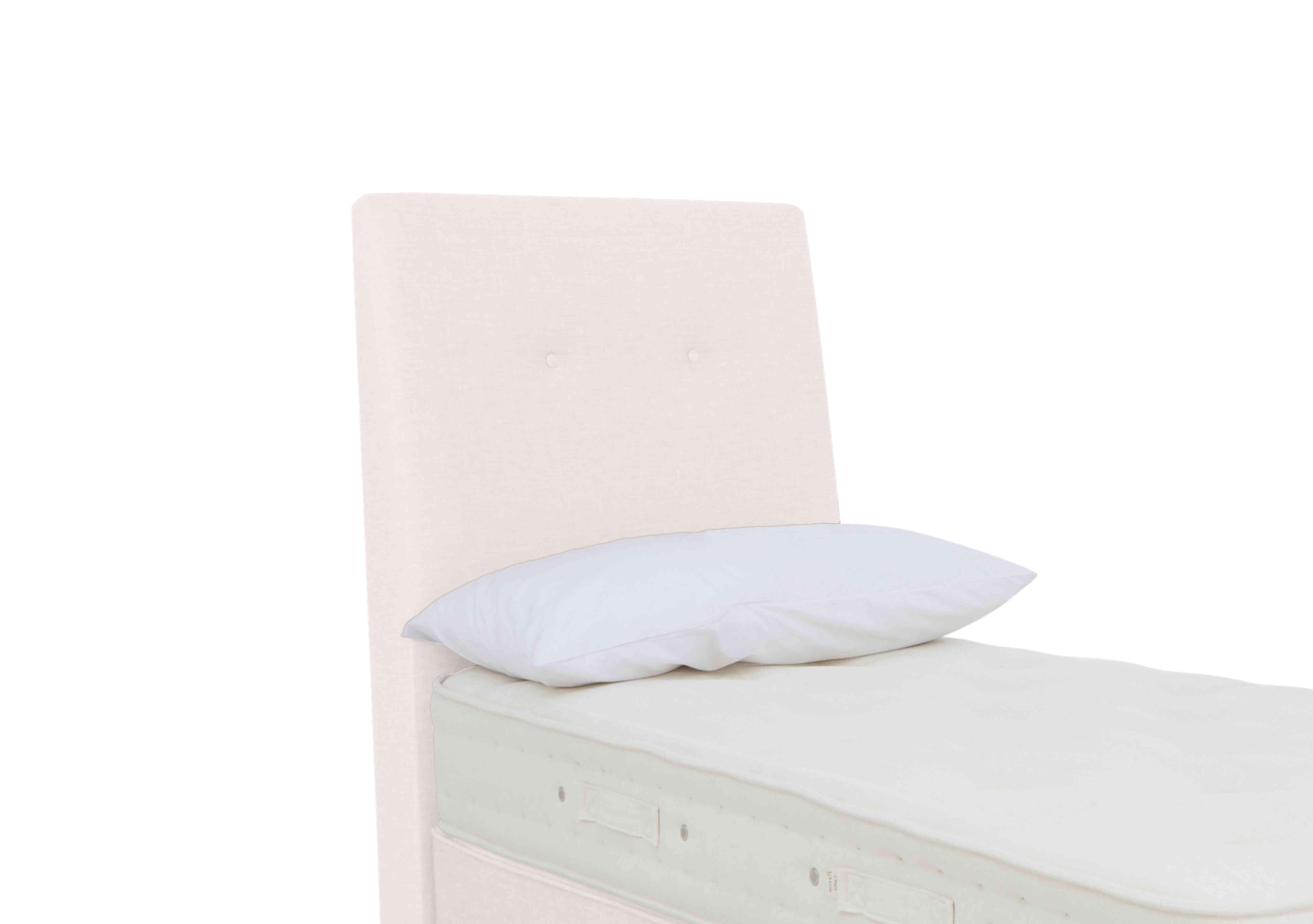 Askett Floor Standing Headboard in Premium 900 White Opal on Furniture Village