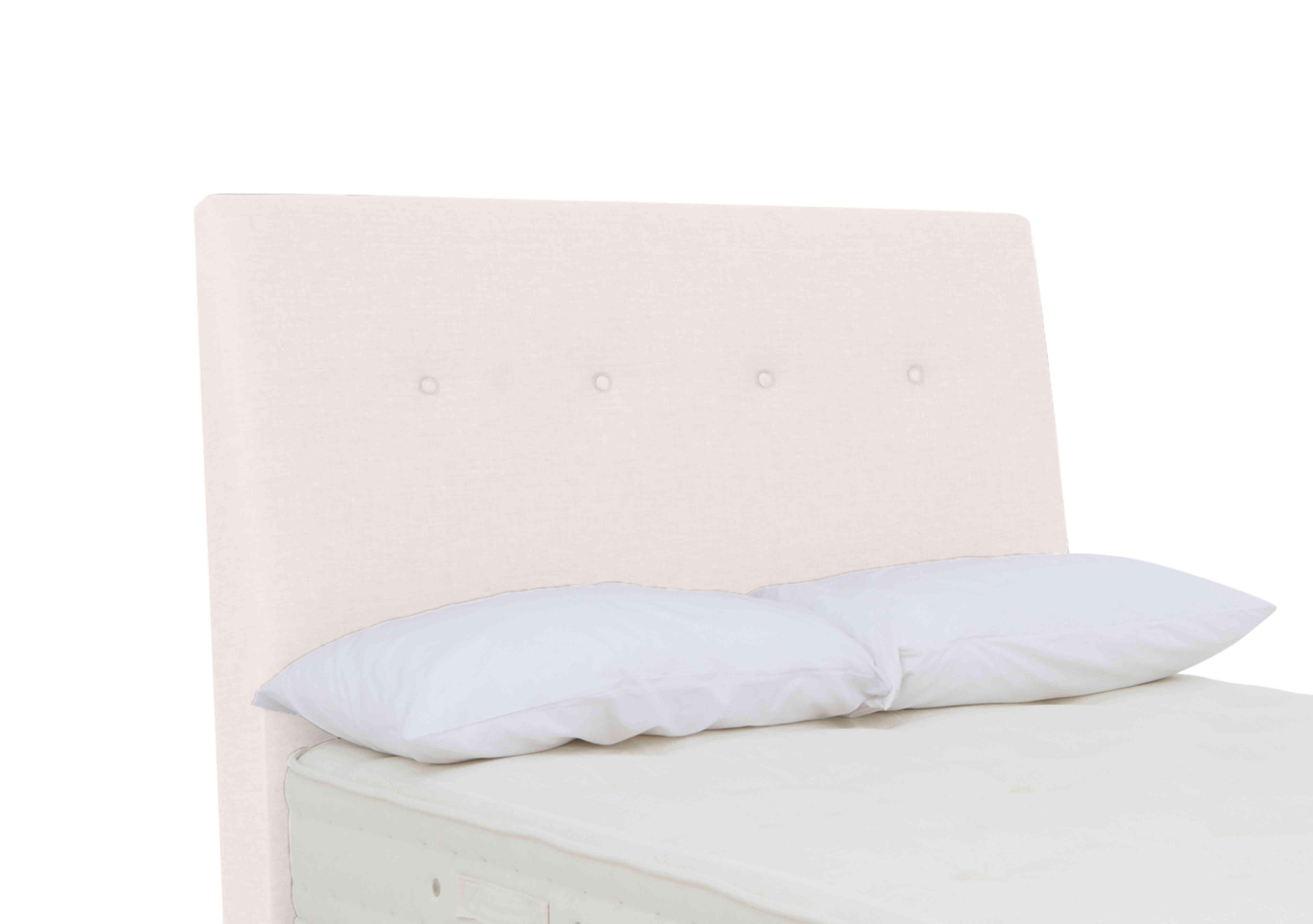 Askett Floor Standing Headboard in Premium 900 White Opal on Furniture Village