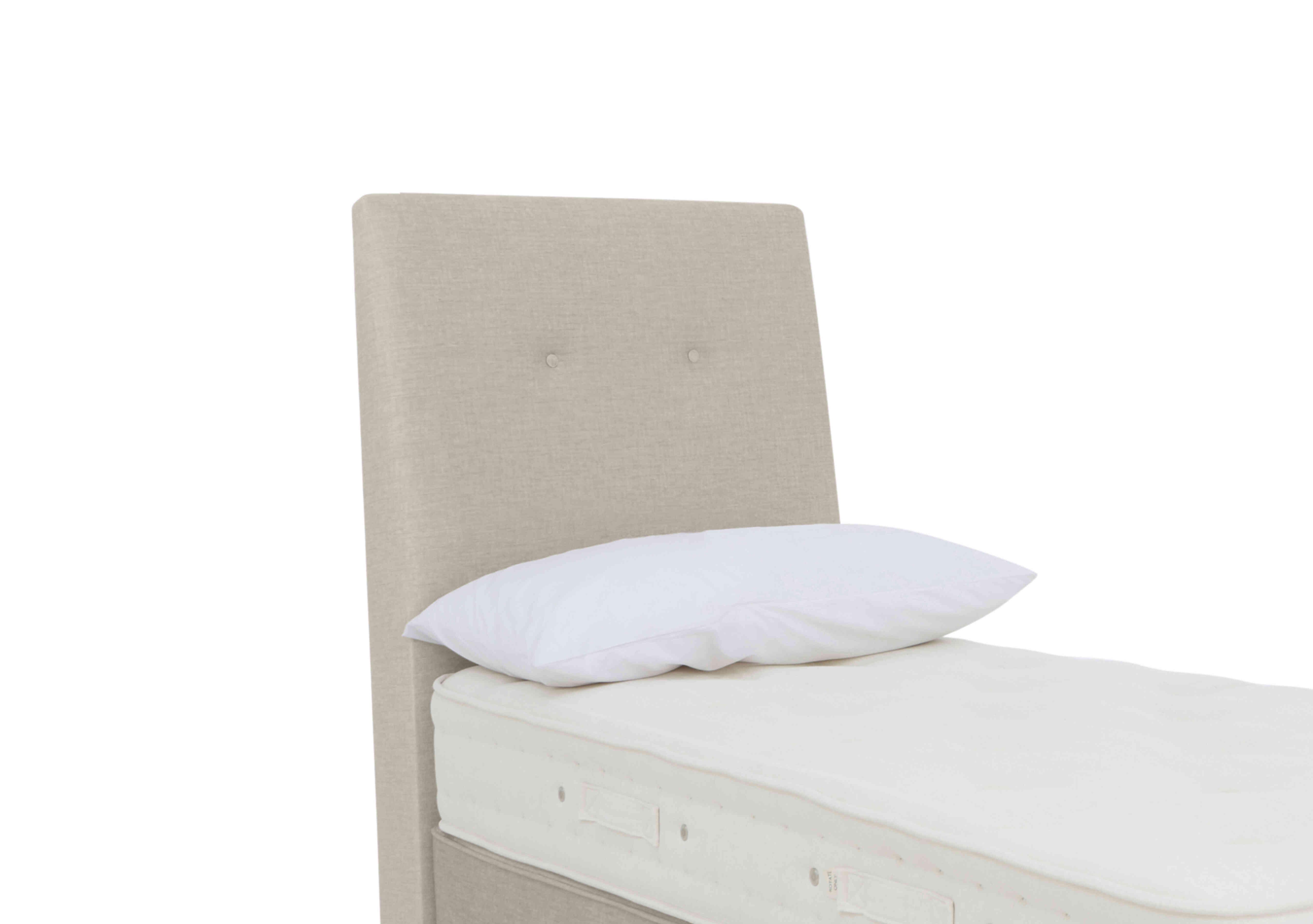 Askett Floor Standing Headboard in Premium 903 Misty Moonstone on Furniture Village