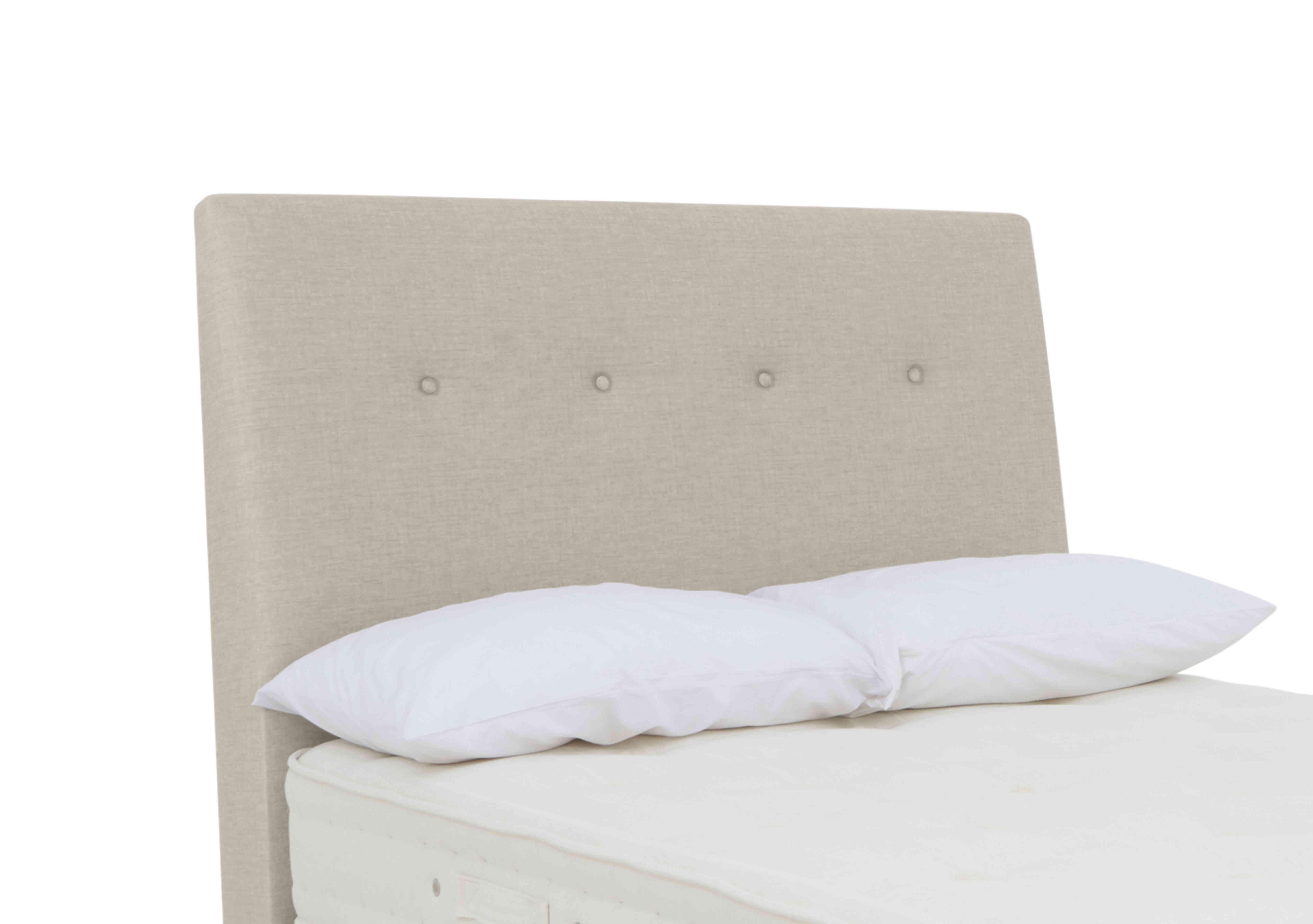 Askett Floor Standing Headboard in Premium 903 Misty Moonstone on Furniture Village