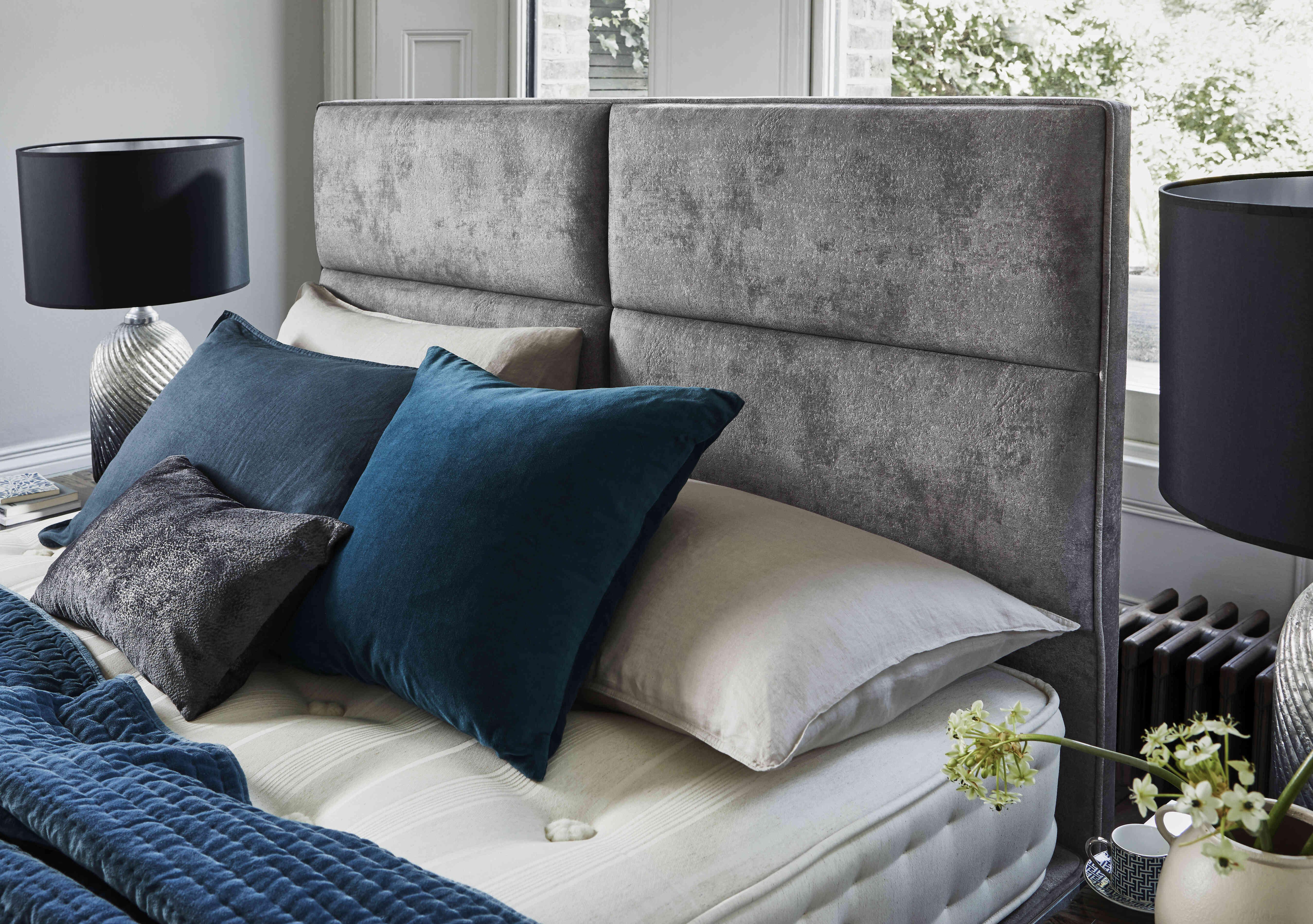 Crowell Floor Standing Headboard in  on Furniture Village