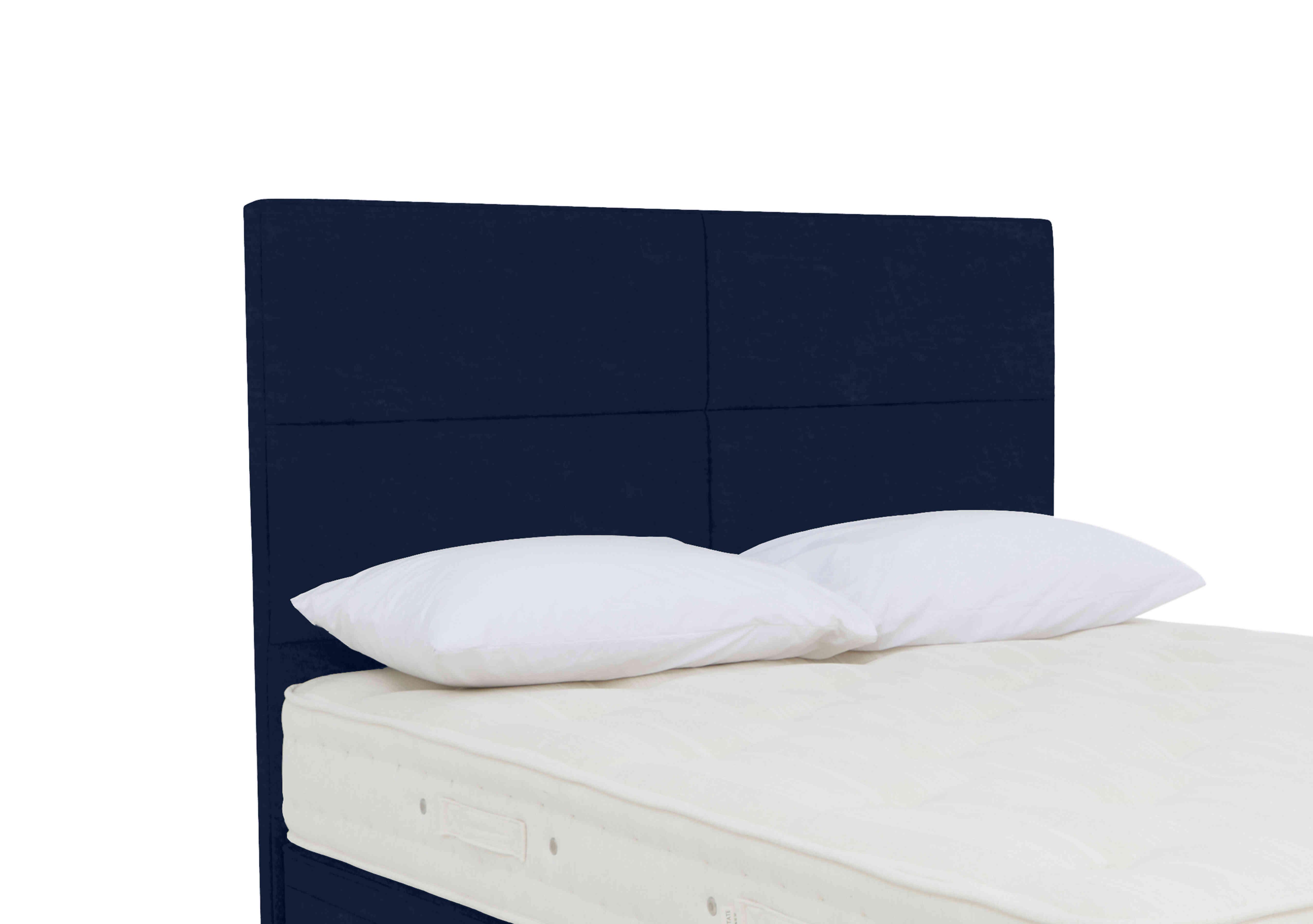 Crowell Floor Standing Headboard in Premium 606 Royal Navy on Furniture Village