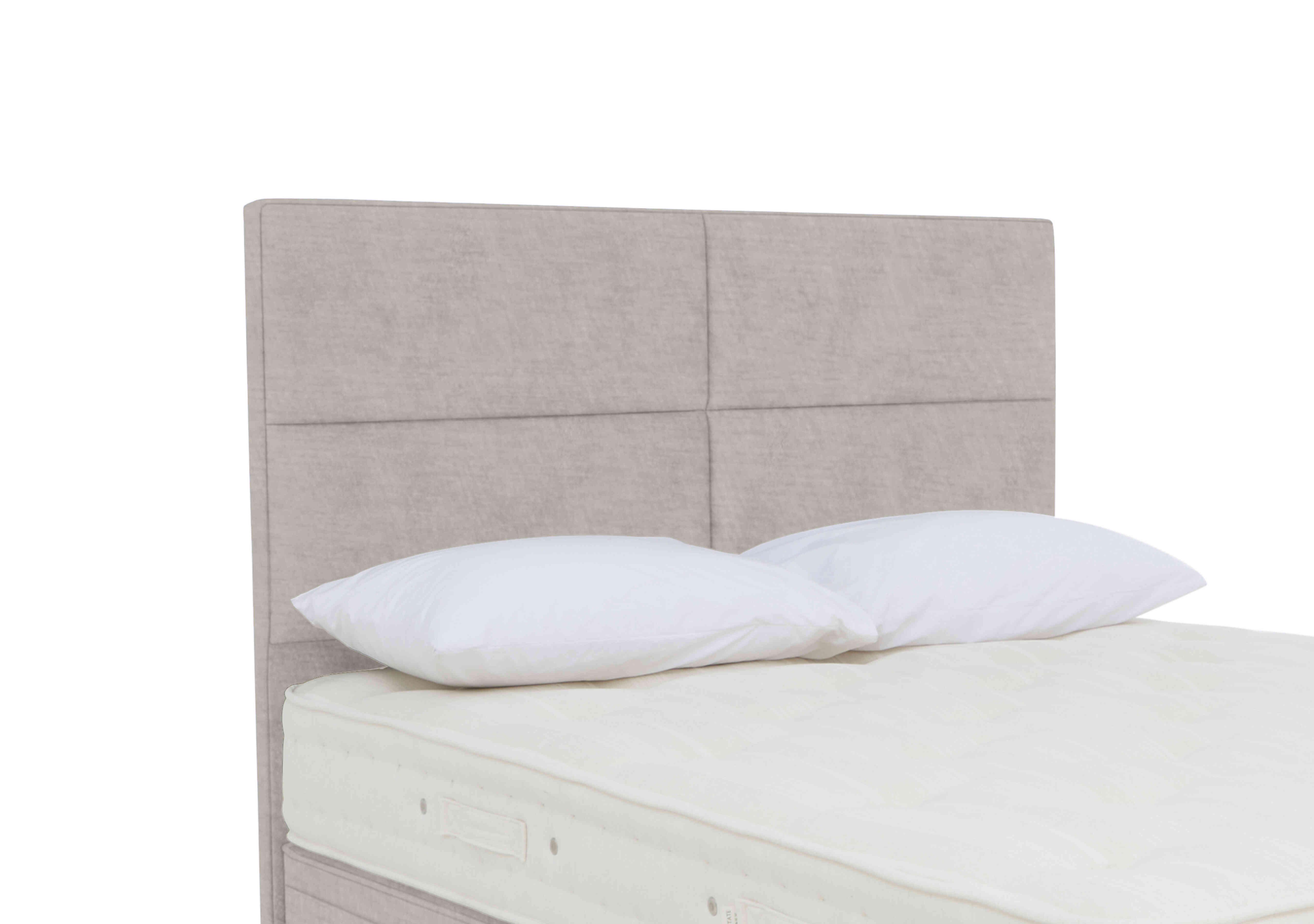 Crowell Floor Standing Headboard in Premium 903 Misty Moonstone on Furniture Village