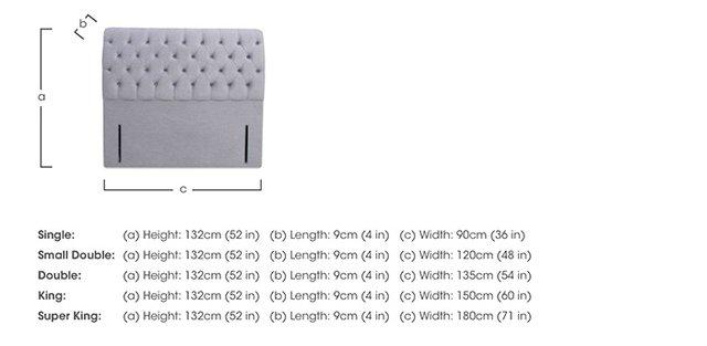 Prestwood Floor Standing Headboard in  on Furniture Village