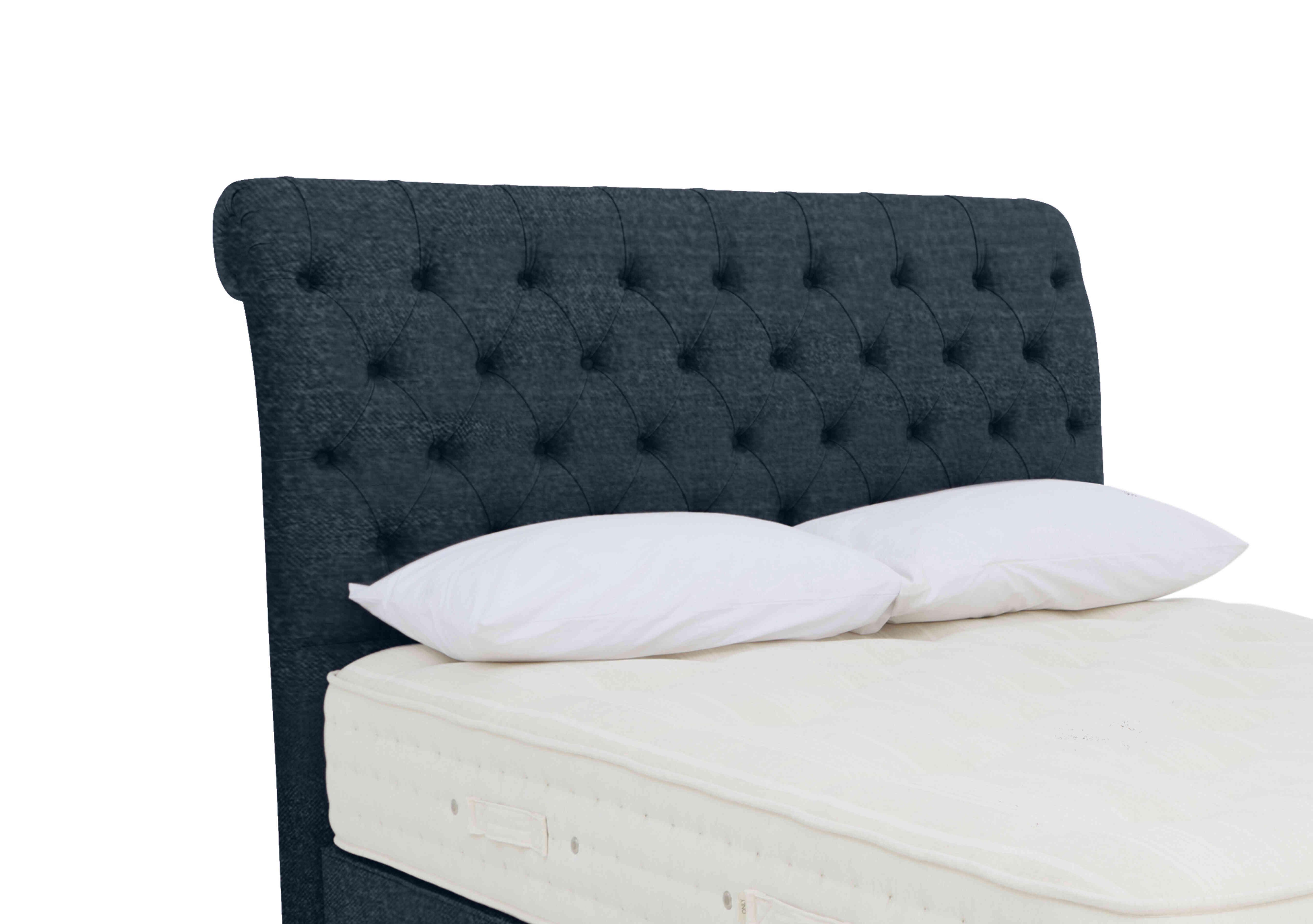 Prestwood Floor Standing Headboard in Brooklyn 609 Ink on Furniture Village