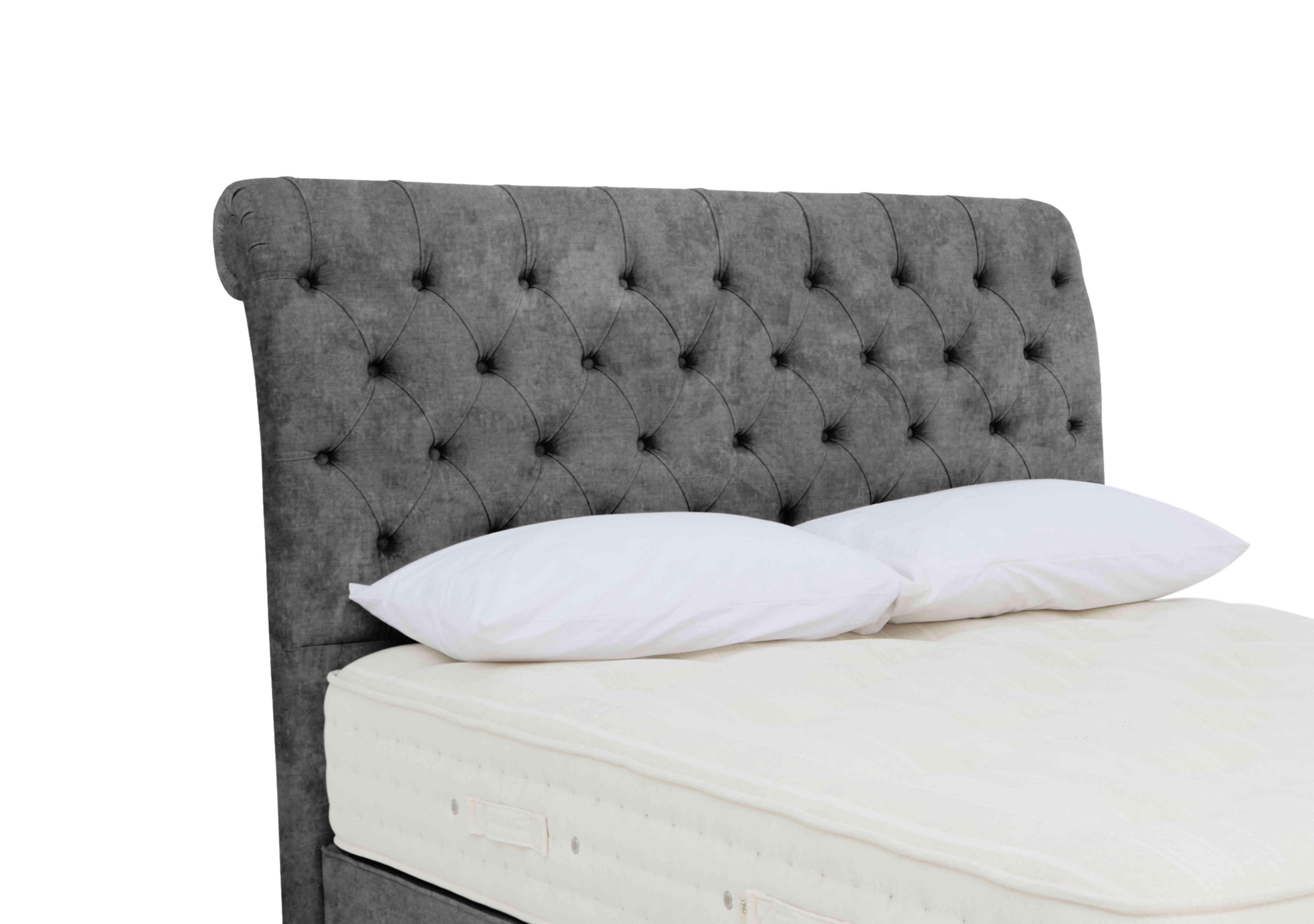 Prestwood Floor Standing Headboard in Daytona Grey on Furniture Village