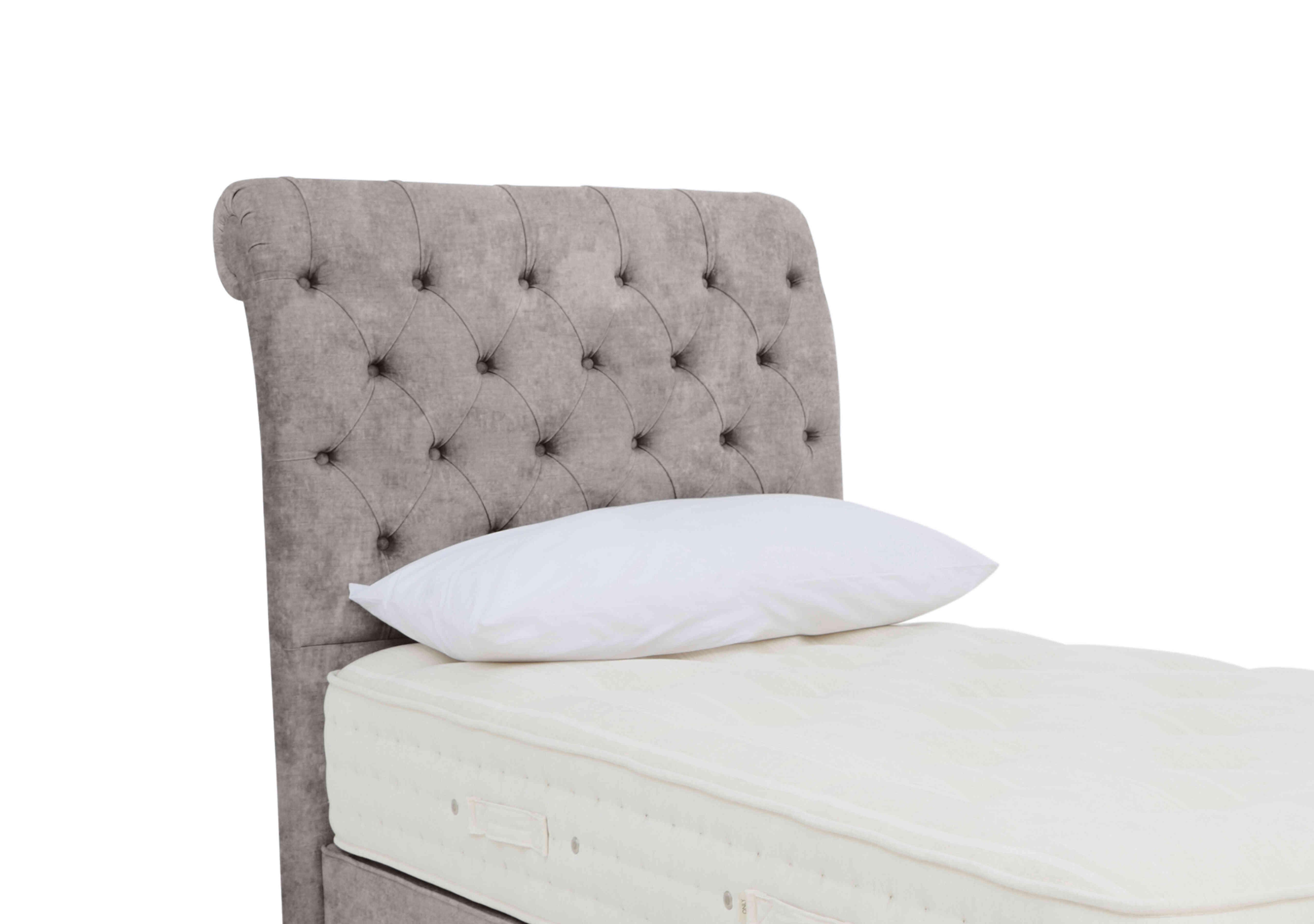 Prestwood Floor Standing Headboard in Daytona Silver on Furniture Village