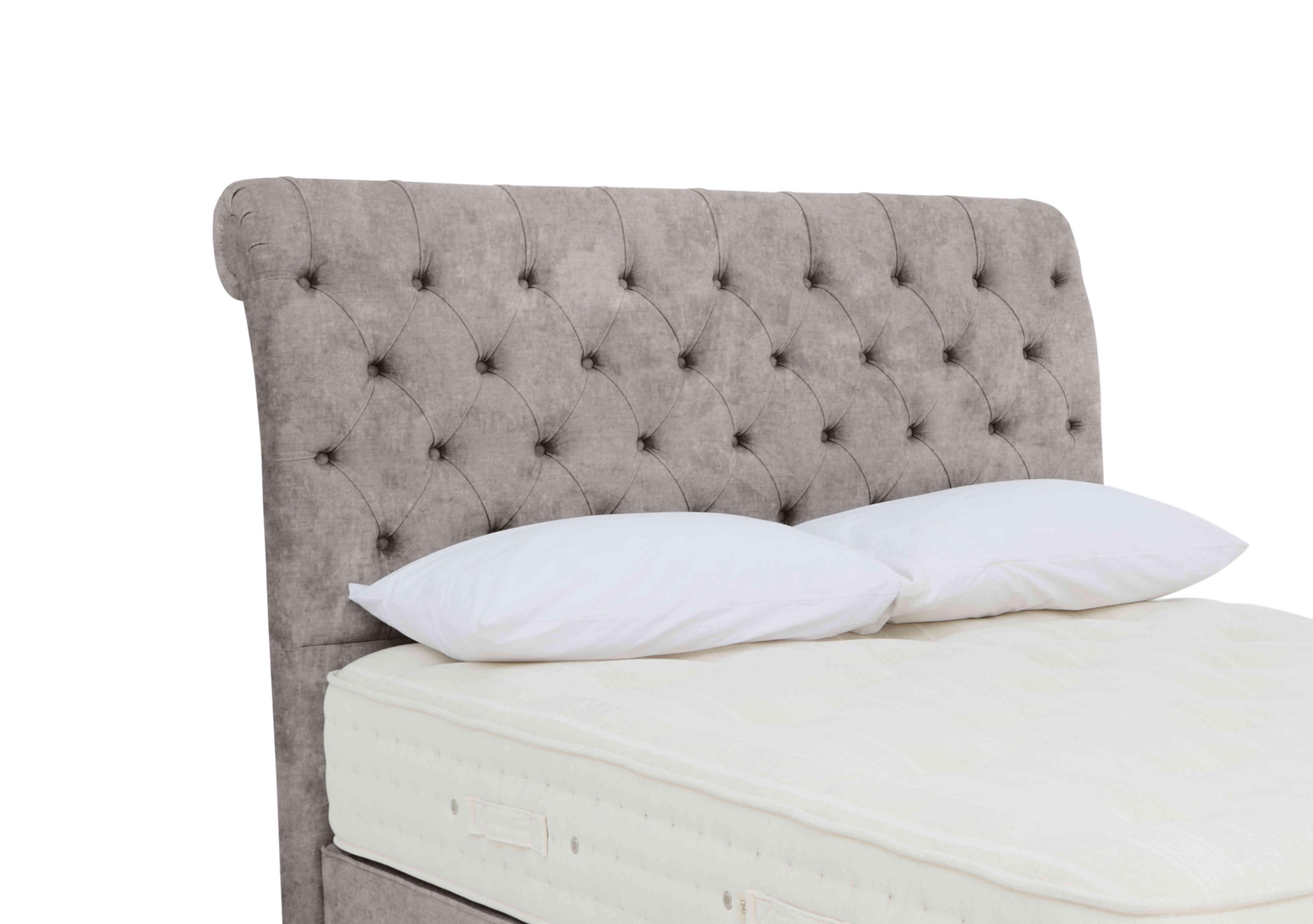 Prestwood Floor Standing Headboard in Daytona Silver on Furniture Village