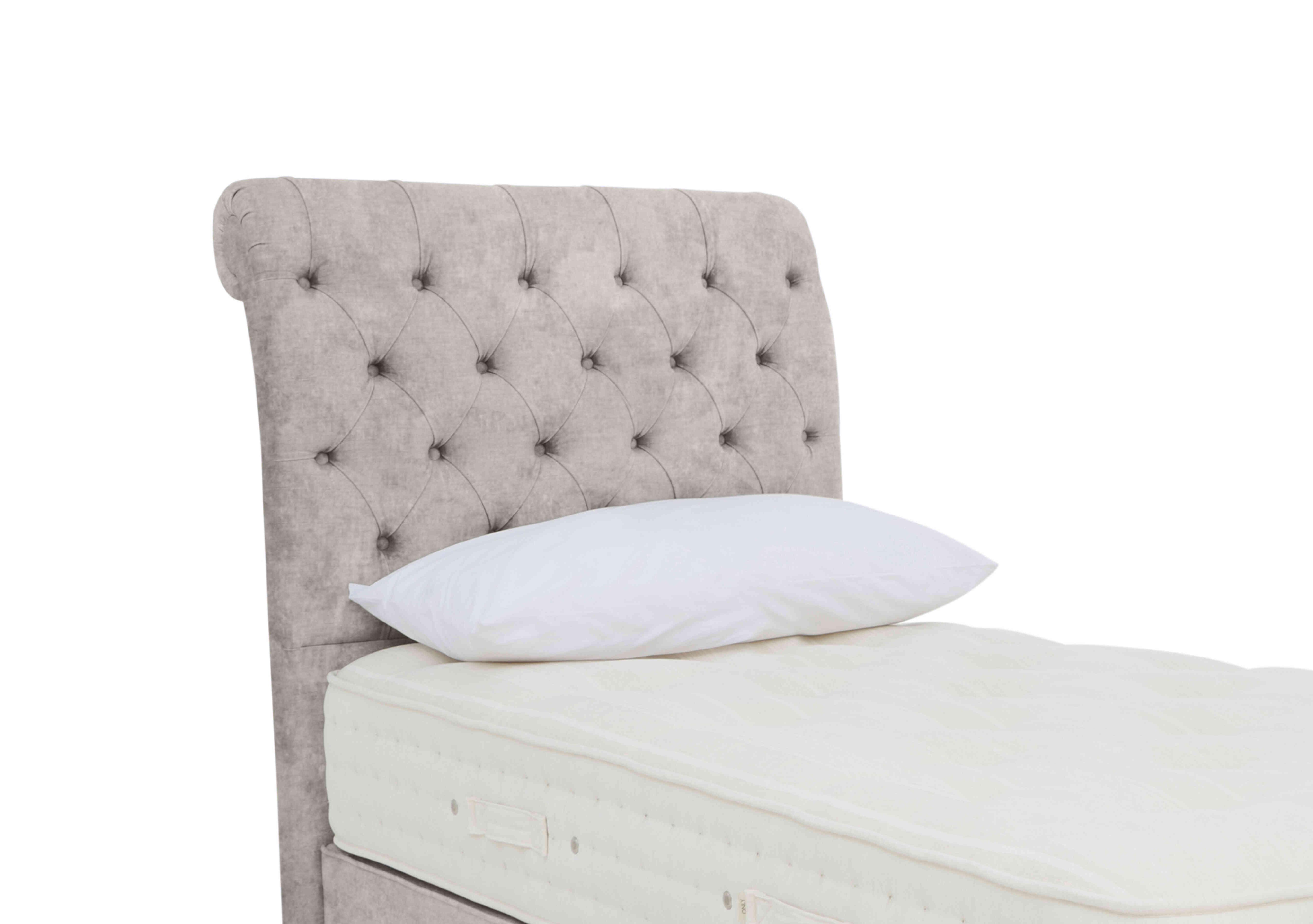 Prestwood Floor Standing Headboard in Daytona Stone on Furniture Village