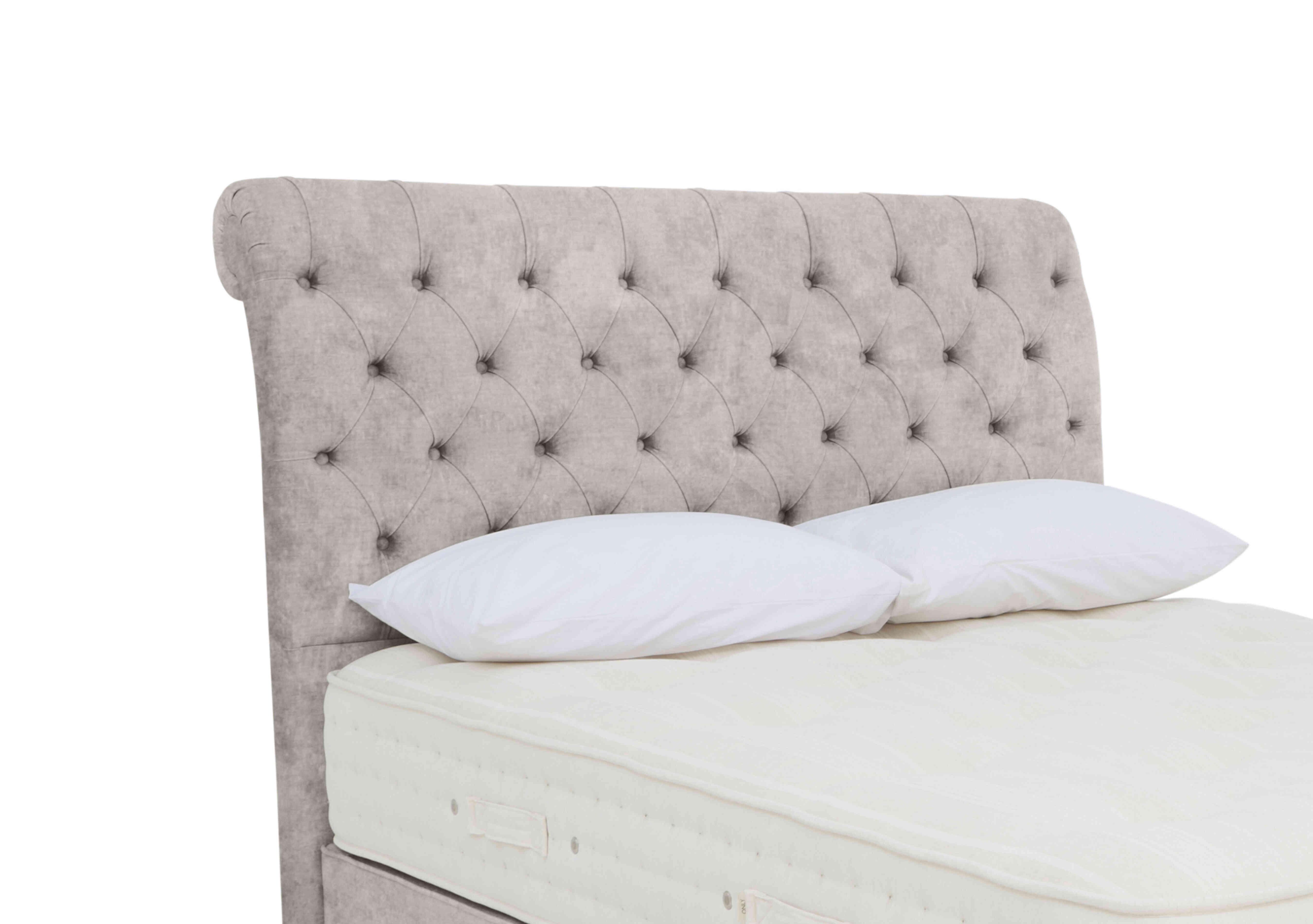 Prestwood Floor Standing Headboard in Daytona Stone on Furniture Village