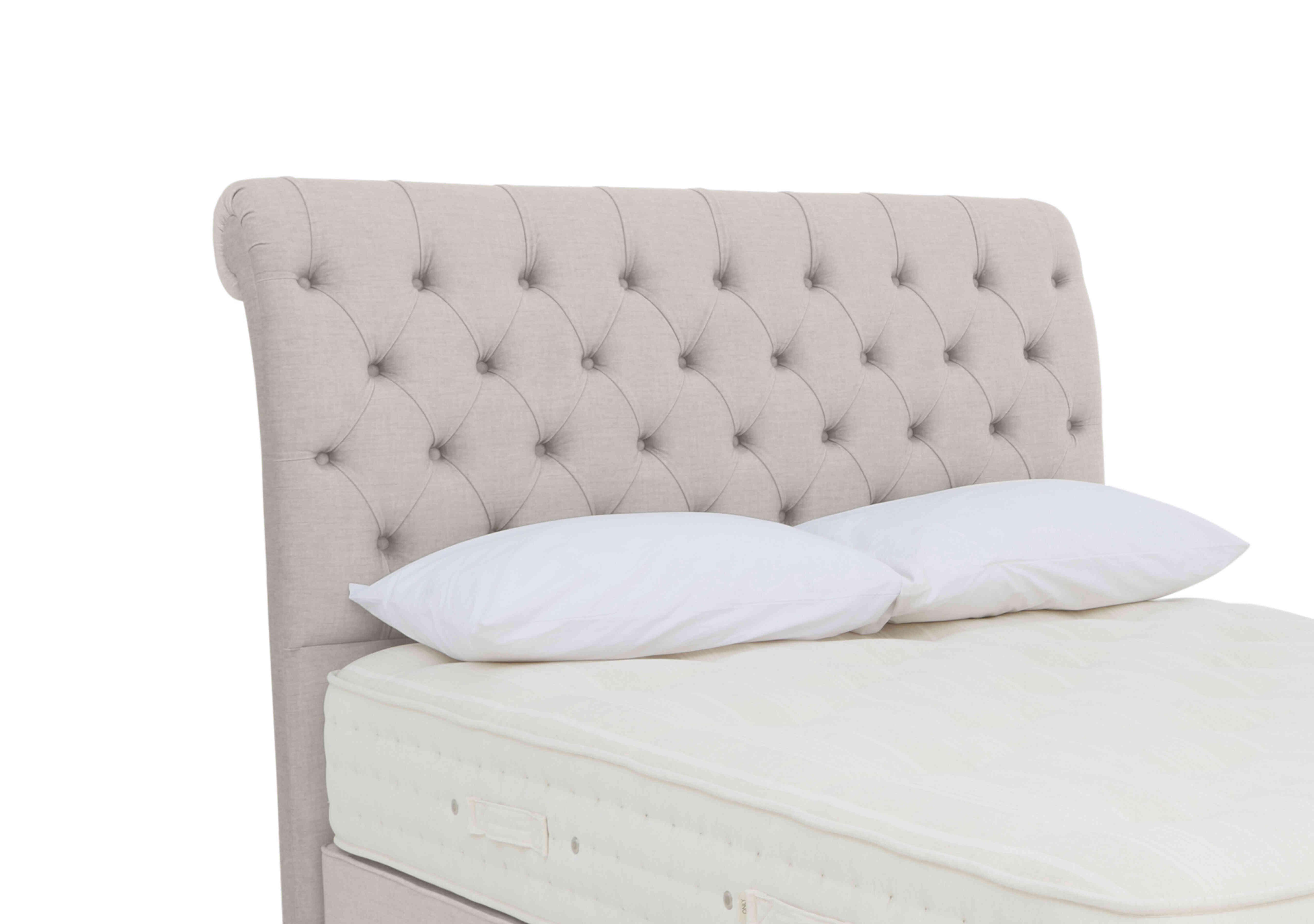 Prestwood Floor Standing Headboard in Premium 903 Misty Moonstone on Furniture Village