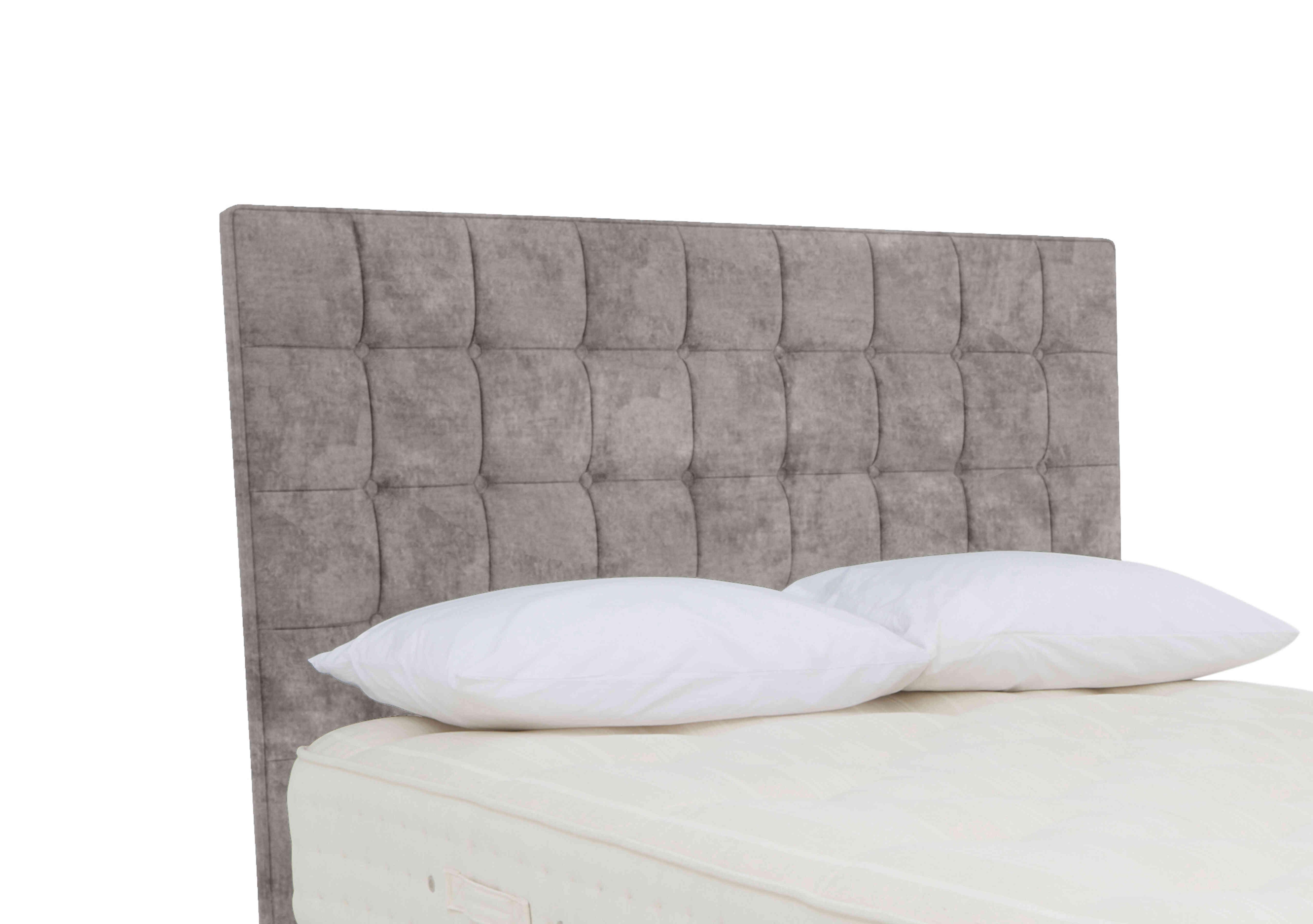 Naphill Floor Standing Headboard in Daytona Silver on Furniture Village