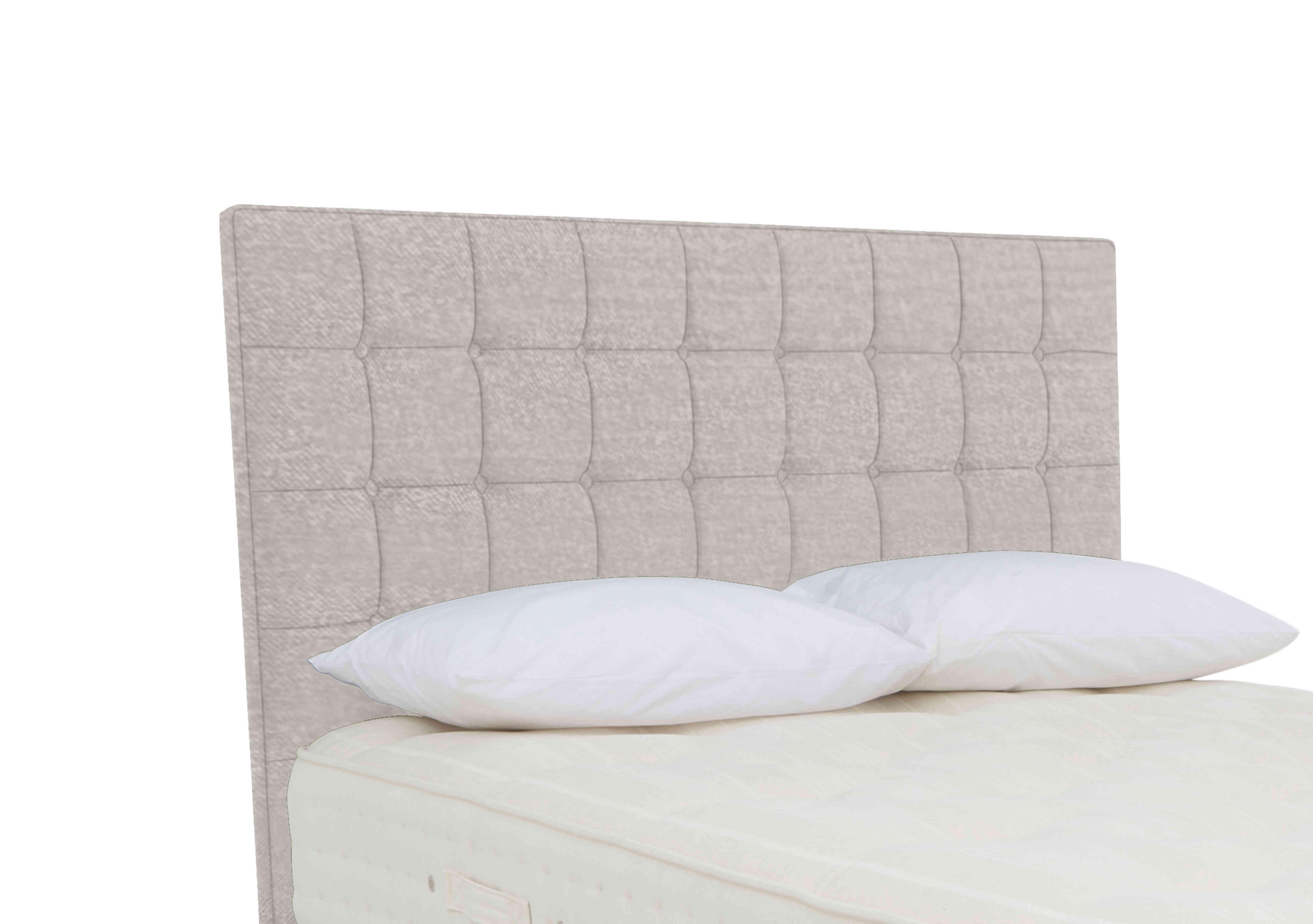 Naphill Floor Standing Headboard in Imperio 903 Stone on Furniture Village