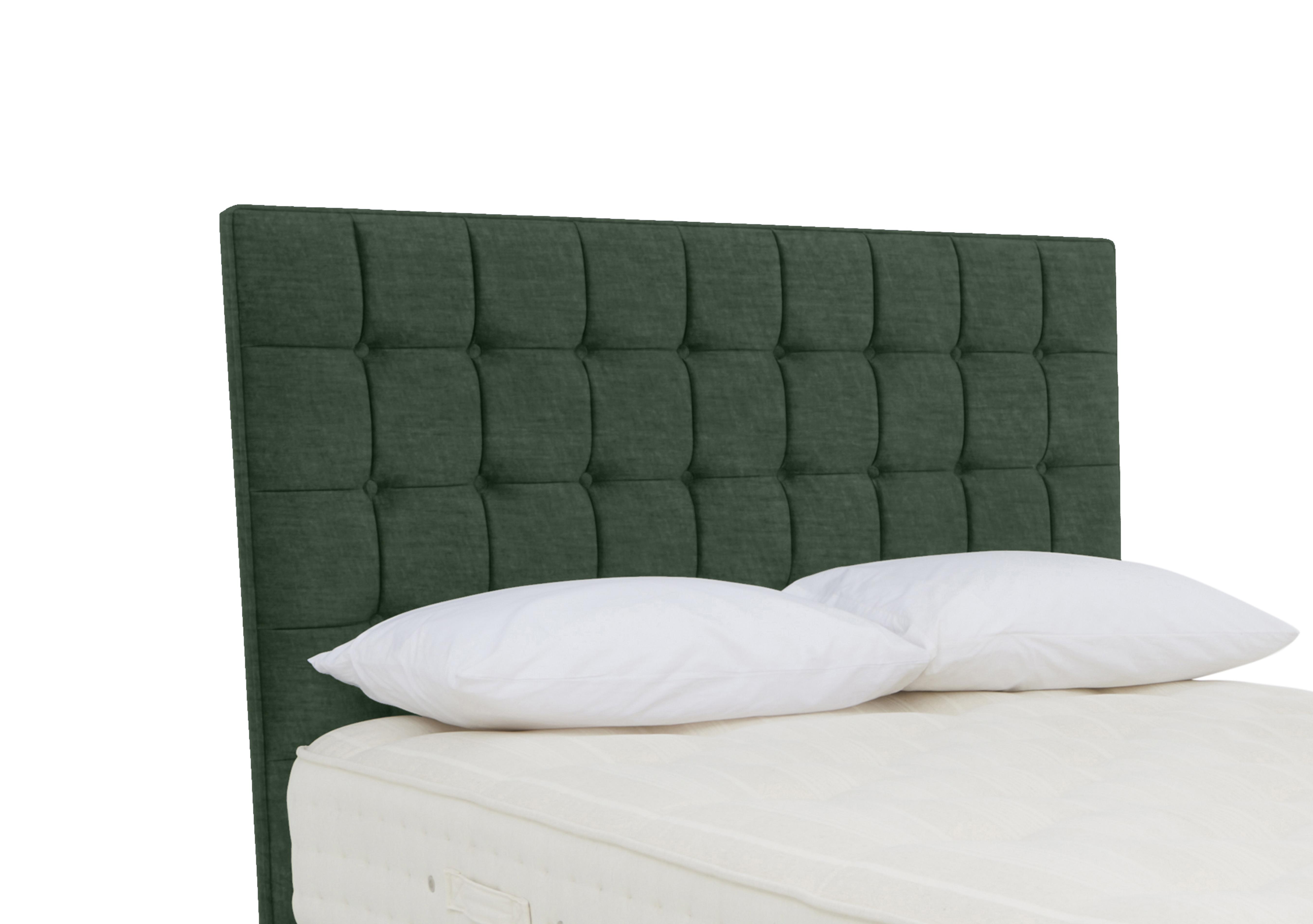 Naphill Floor Standing Headboard in Premium 502 Tourmaline Green on Furniture Village