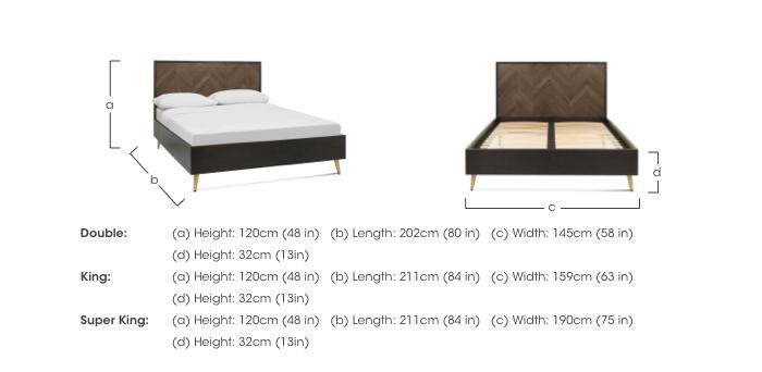Willis Bed Frame in  on Furniture Village