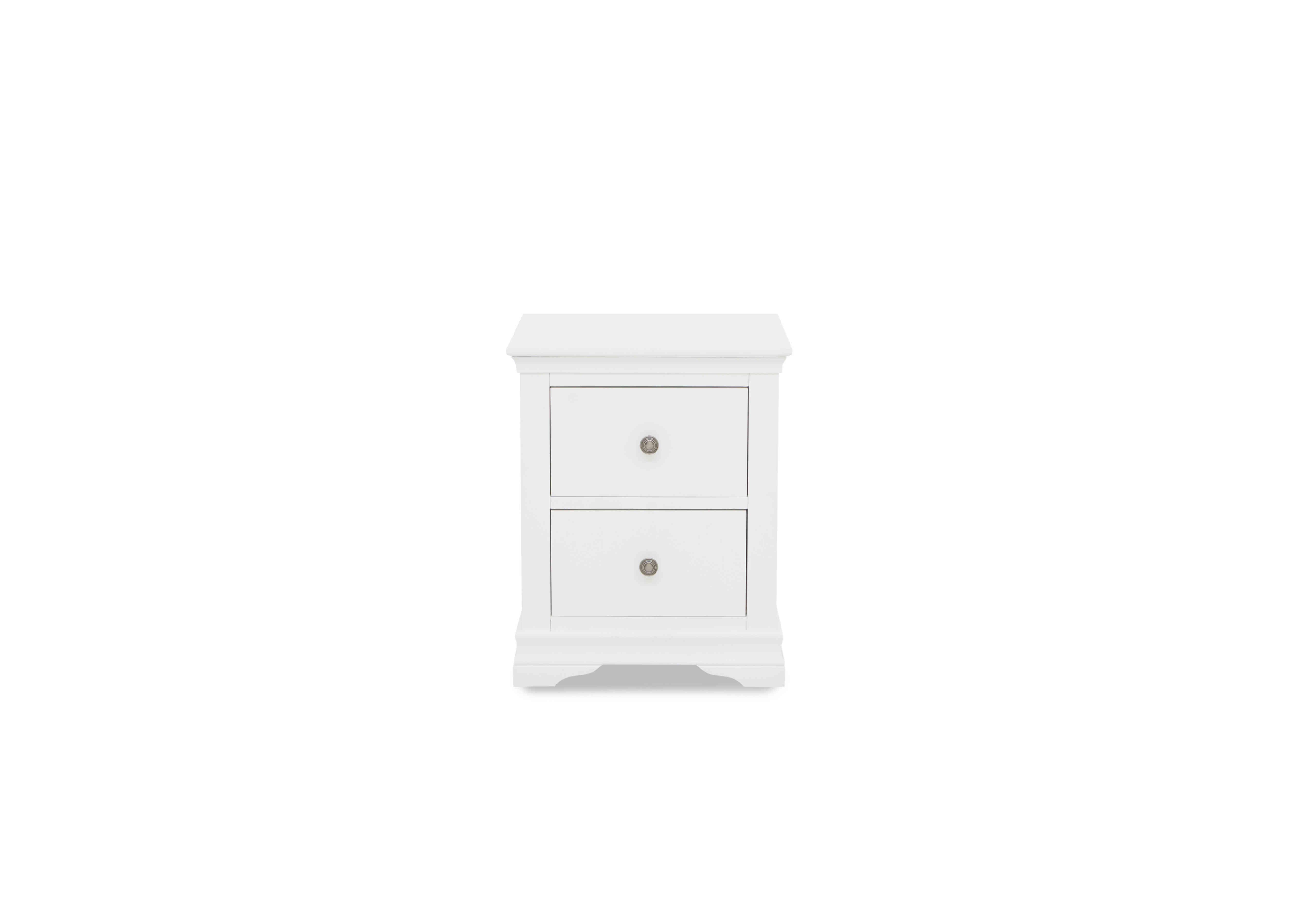 Tiverton Large Bedside Cabinet in White on Furniture Village