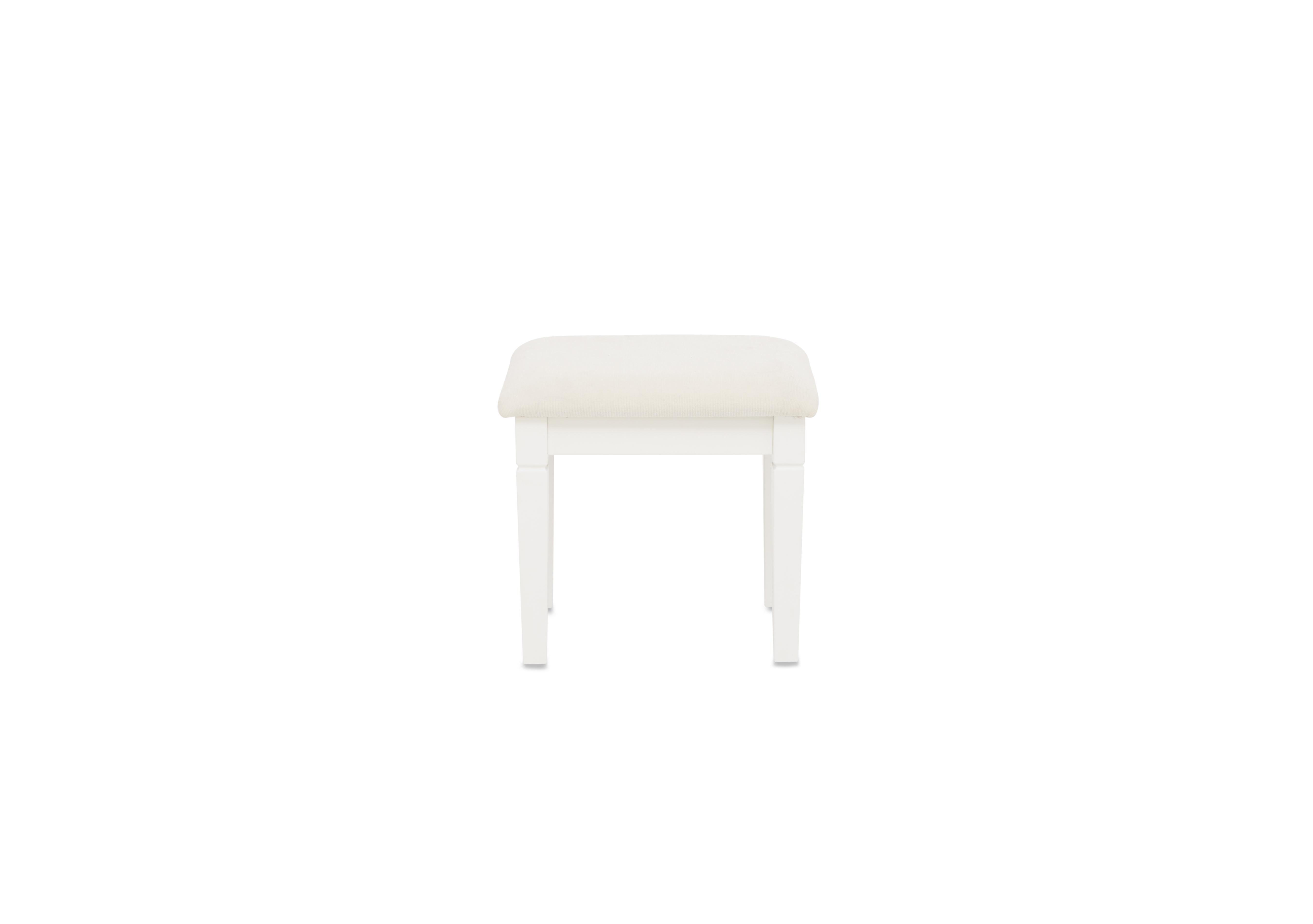 Tiverton Stool in White on Furniture Village