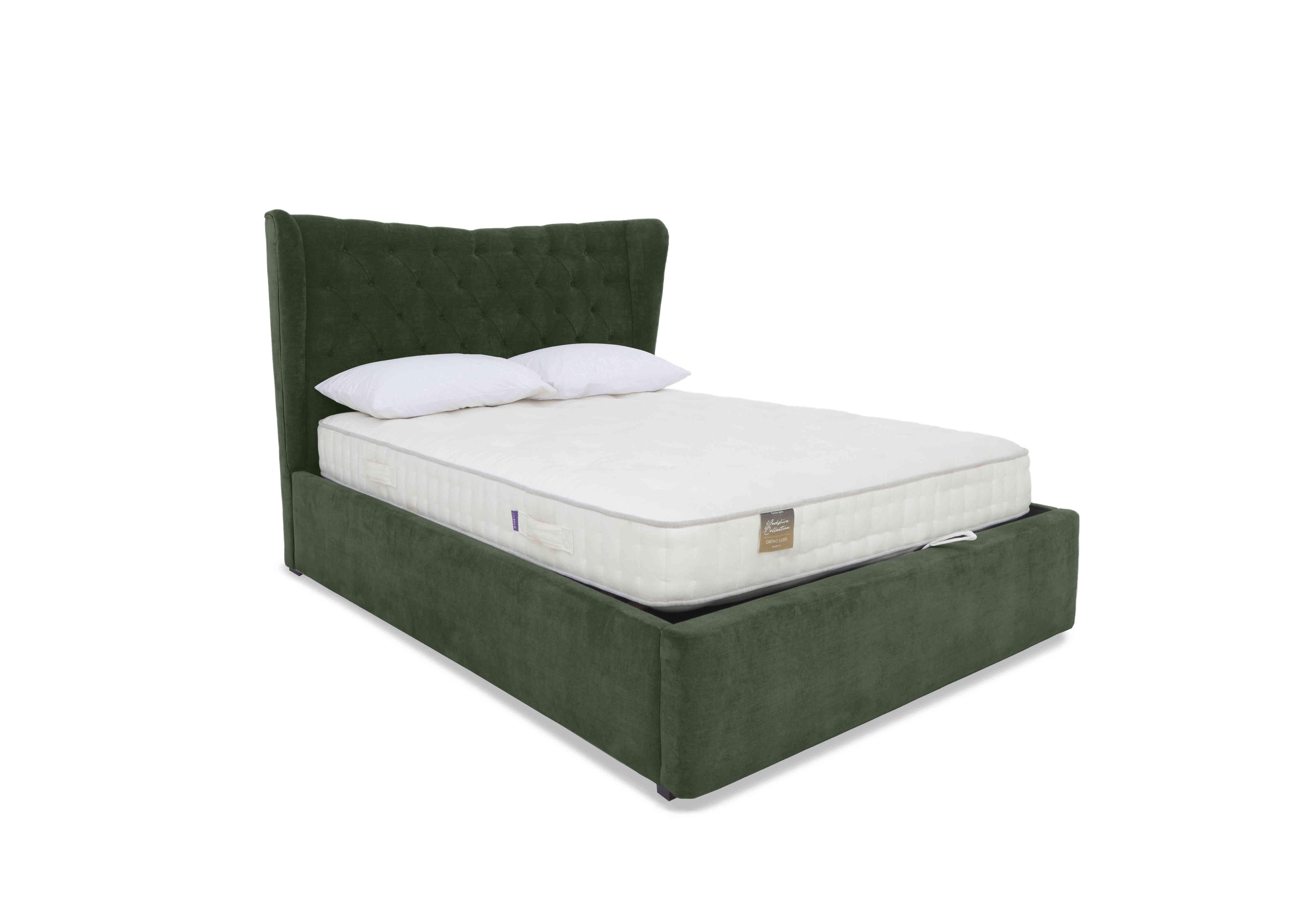 Bauer Ottoman Bed Frame in Aston Moss on Furniture Village