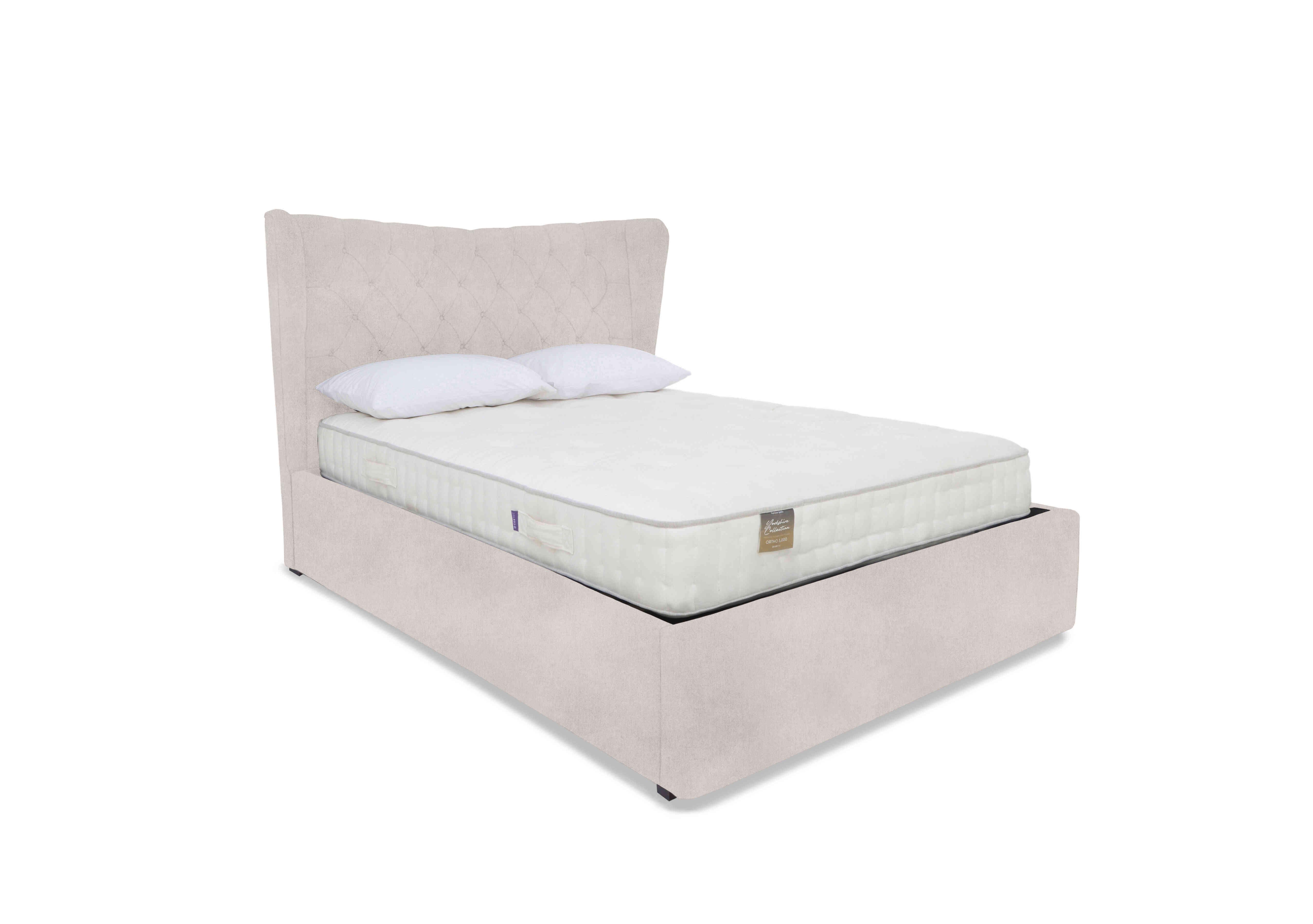 Bauer Ottoman Bed Frame in Plain Opal on Furniture Village
