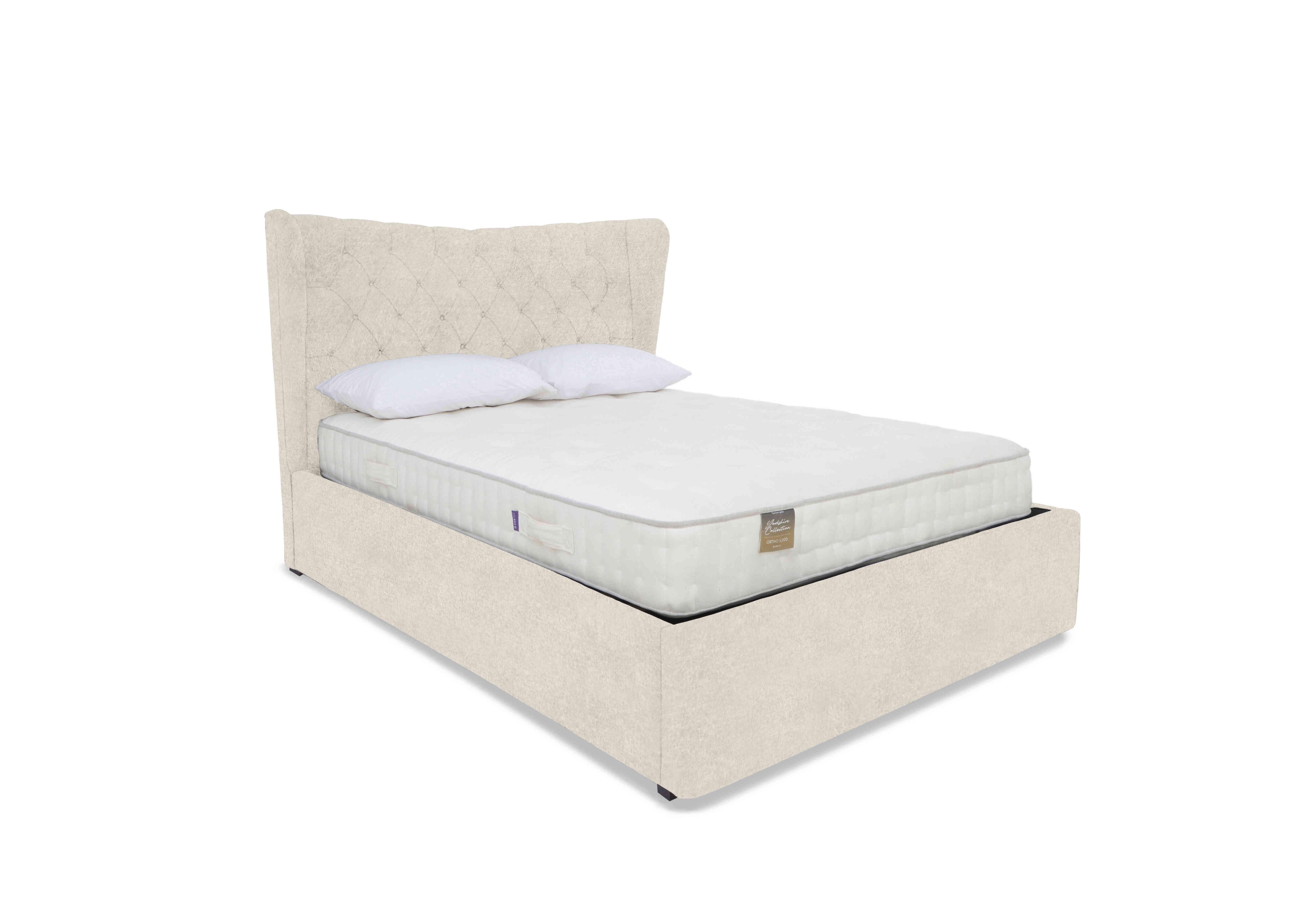 Bauer Ottoman Bed Frame in Venice Cream on Furniture Village