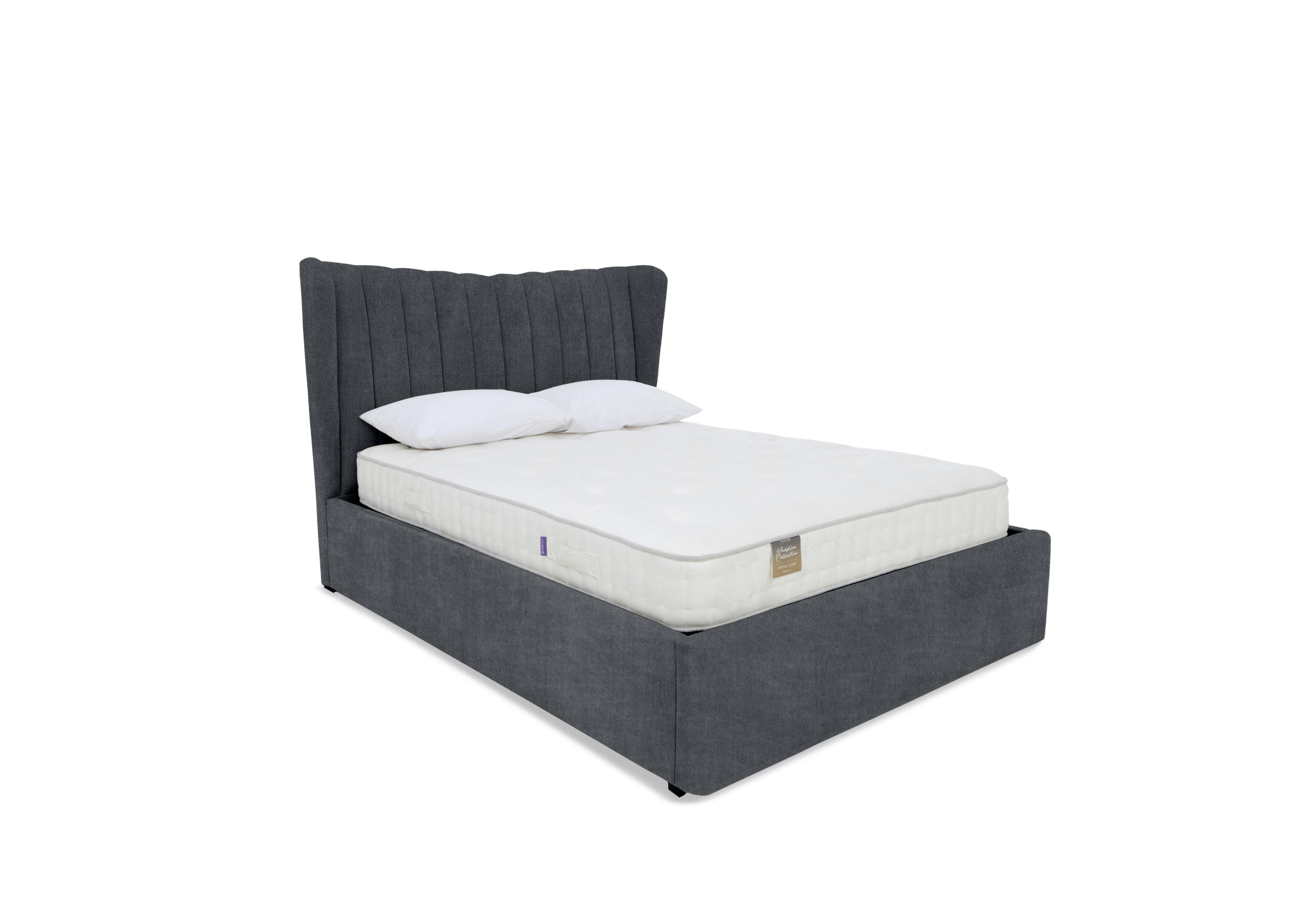 Bourne Ottoman Bed Frame in Plain Onyx on Furniture Village