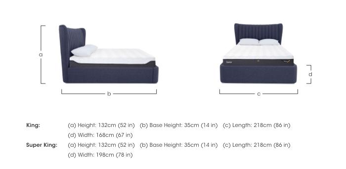 Horton Ottoman Bed Frame in  on Furniture Village