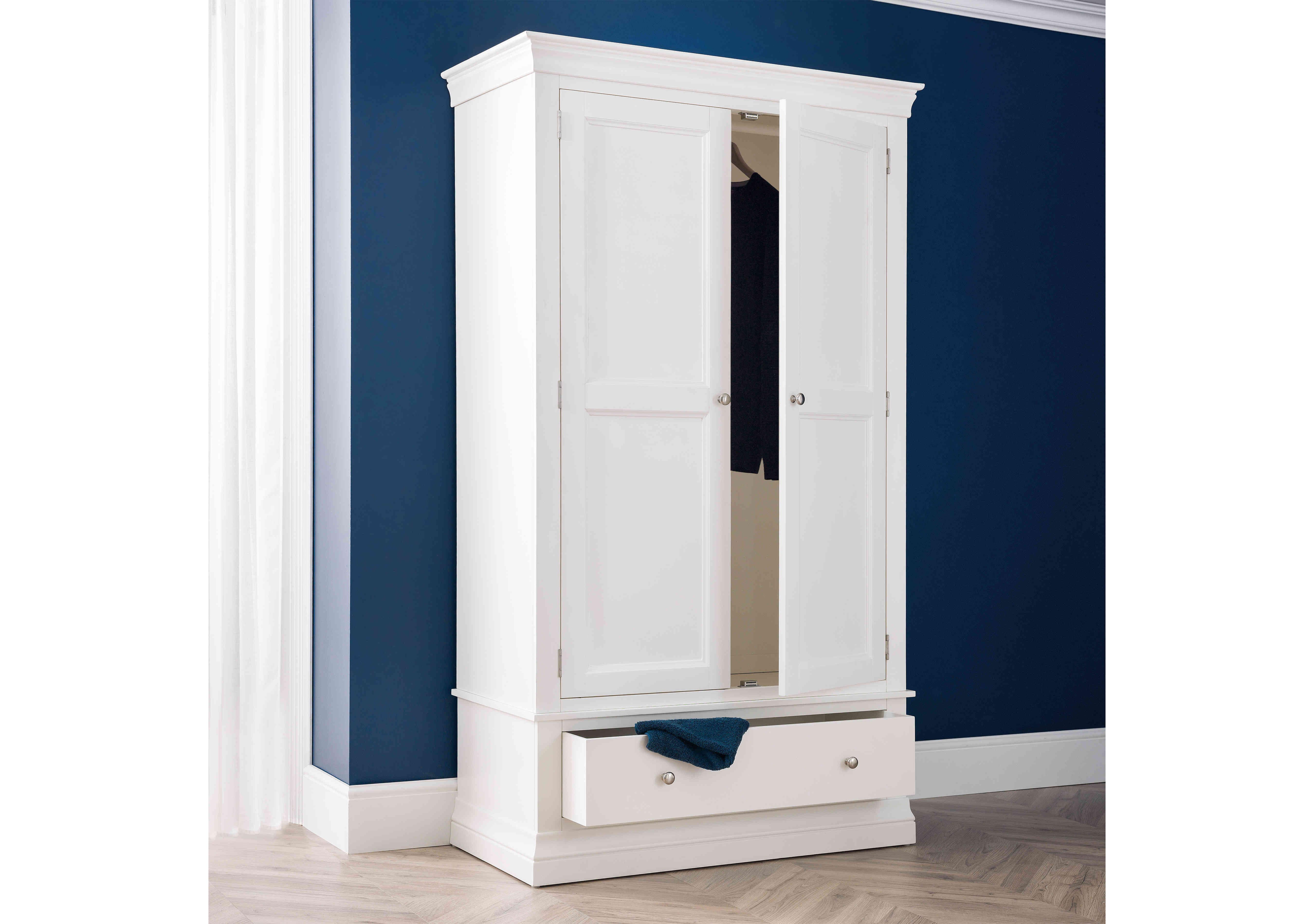 Sophia 2 Door 1 Drawer Wardrobe in  on Furniture Village