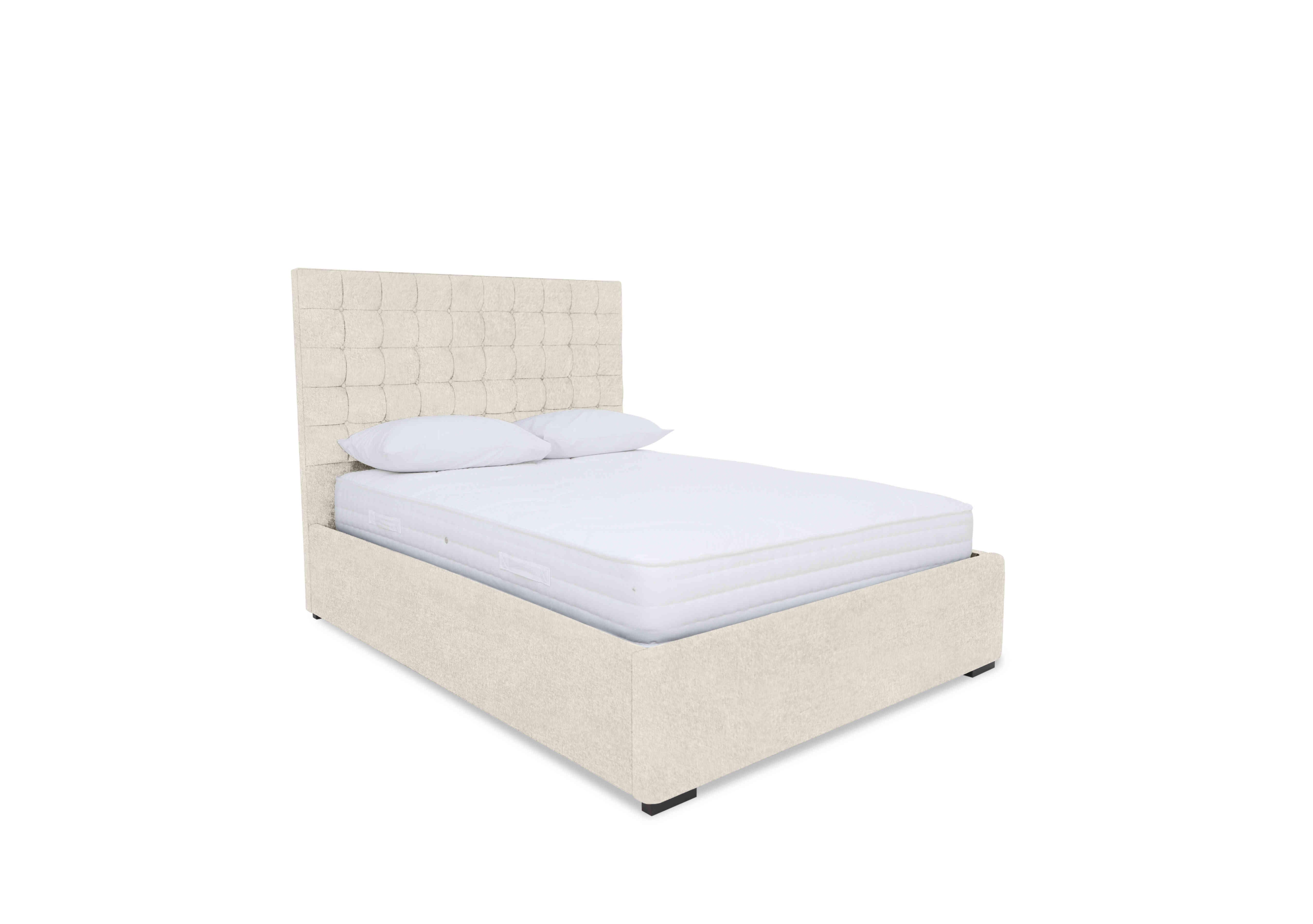 Dice Ottoman Bed Frame in Venice Cream on Furniture Village