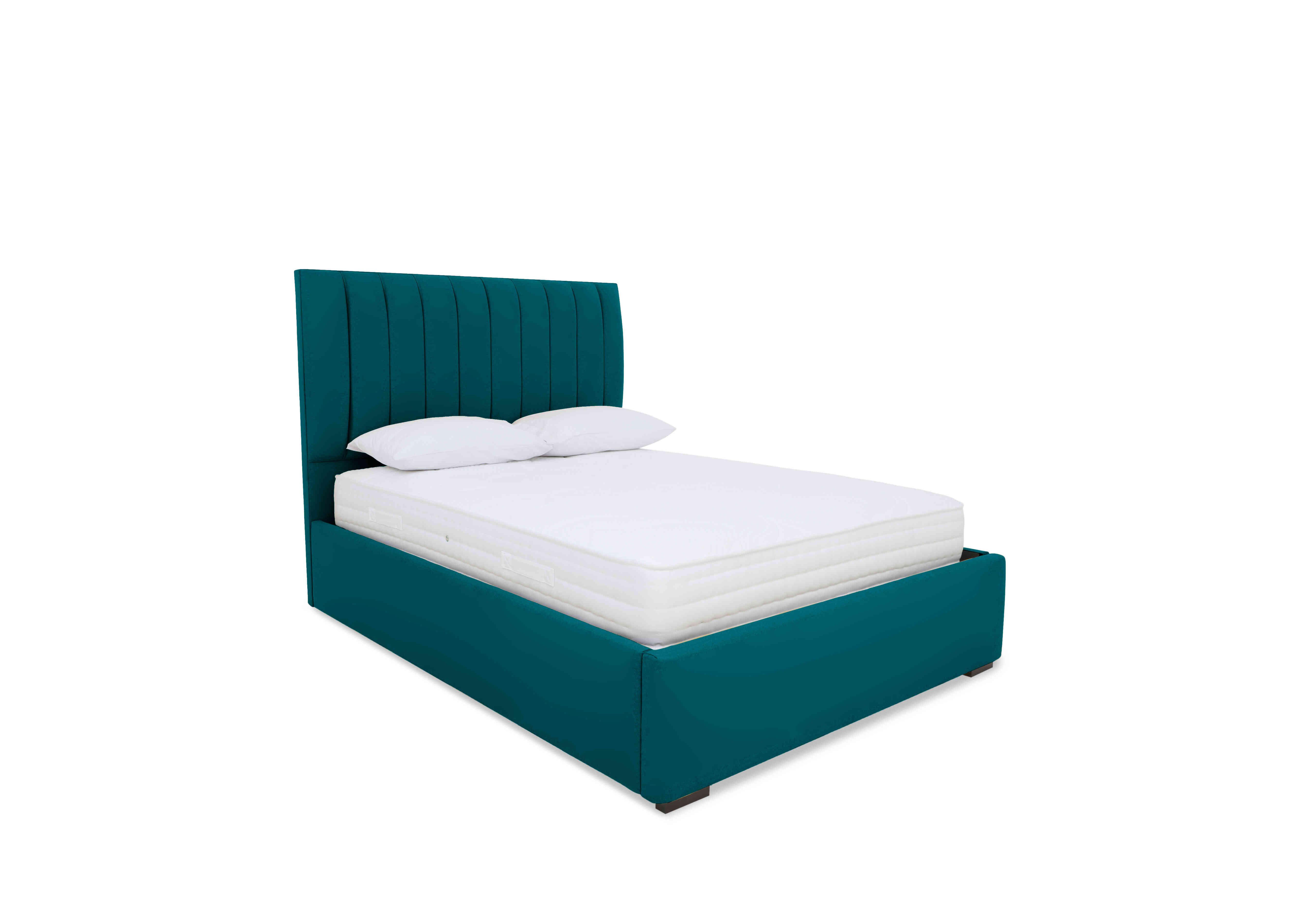 Dickens Ottoman Bed Frame in Plush Atlantic on Furniture Village