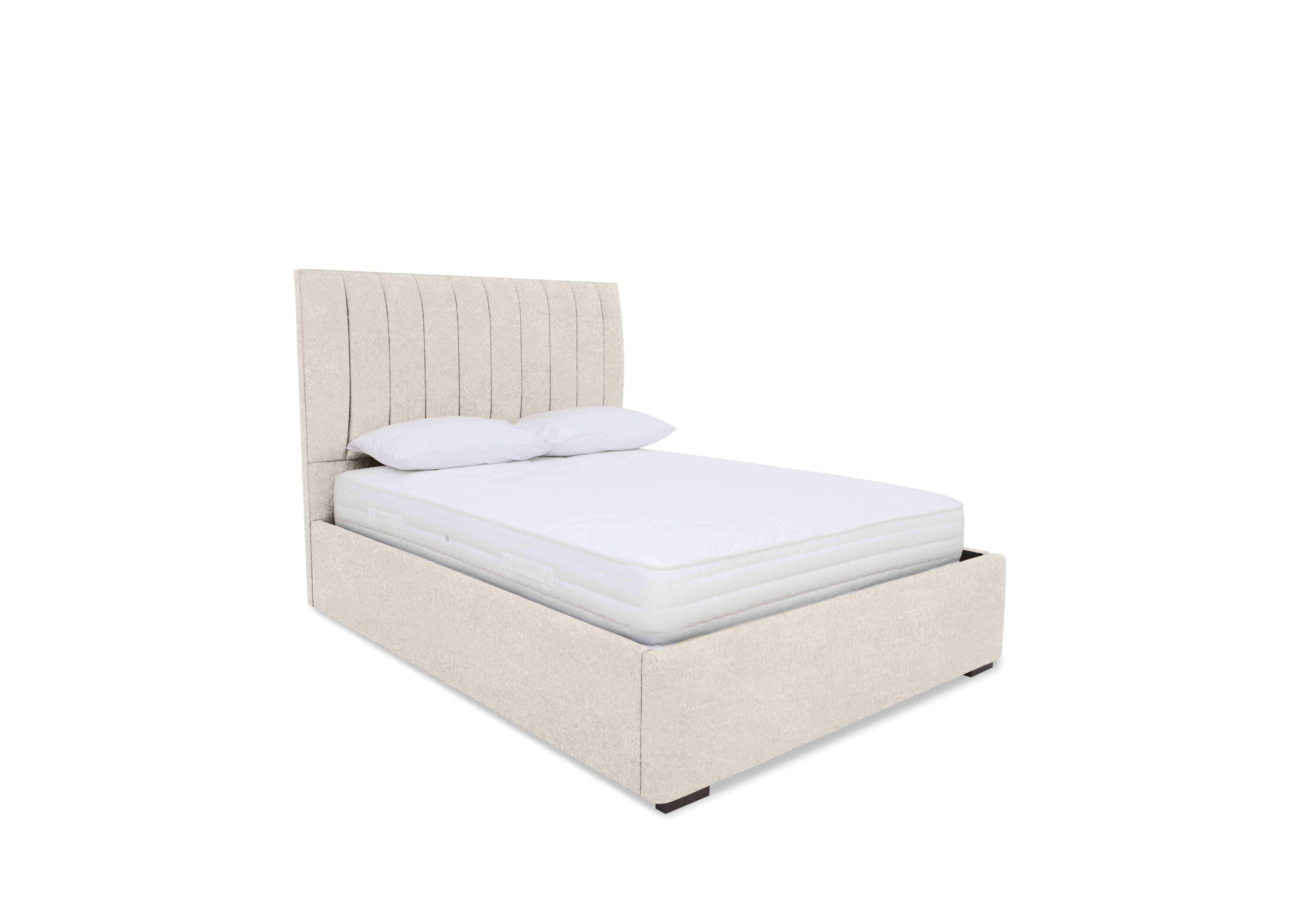 Dickens Ottoman Bed Frame in Venice Cream on Furniture Village