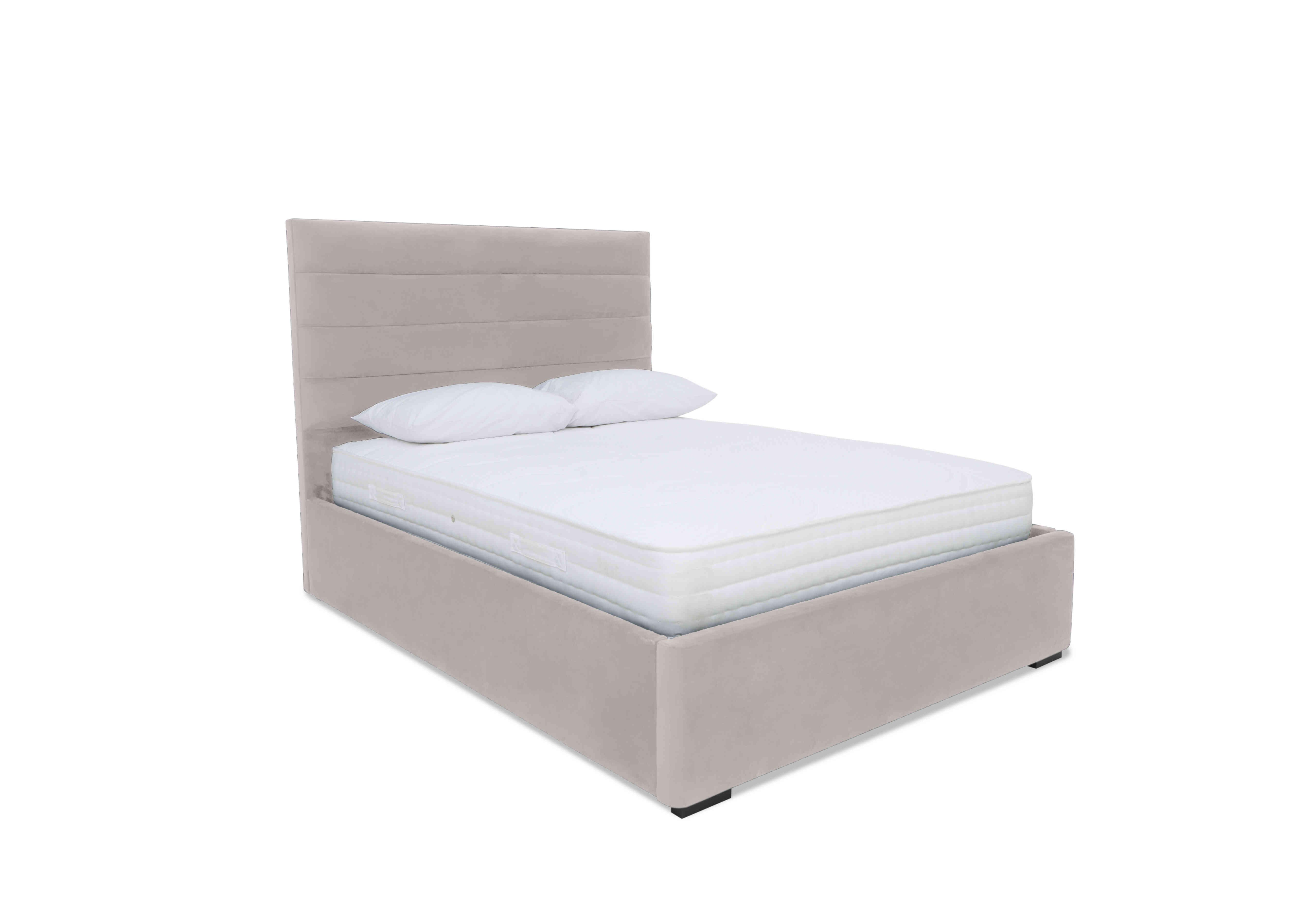 Horizon Ottoman Bed Frame in Plush Argent on Furniture Village