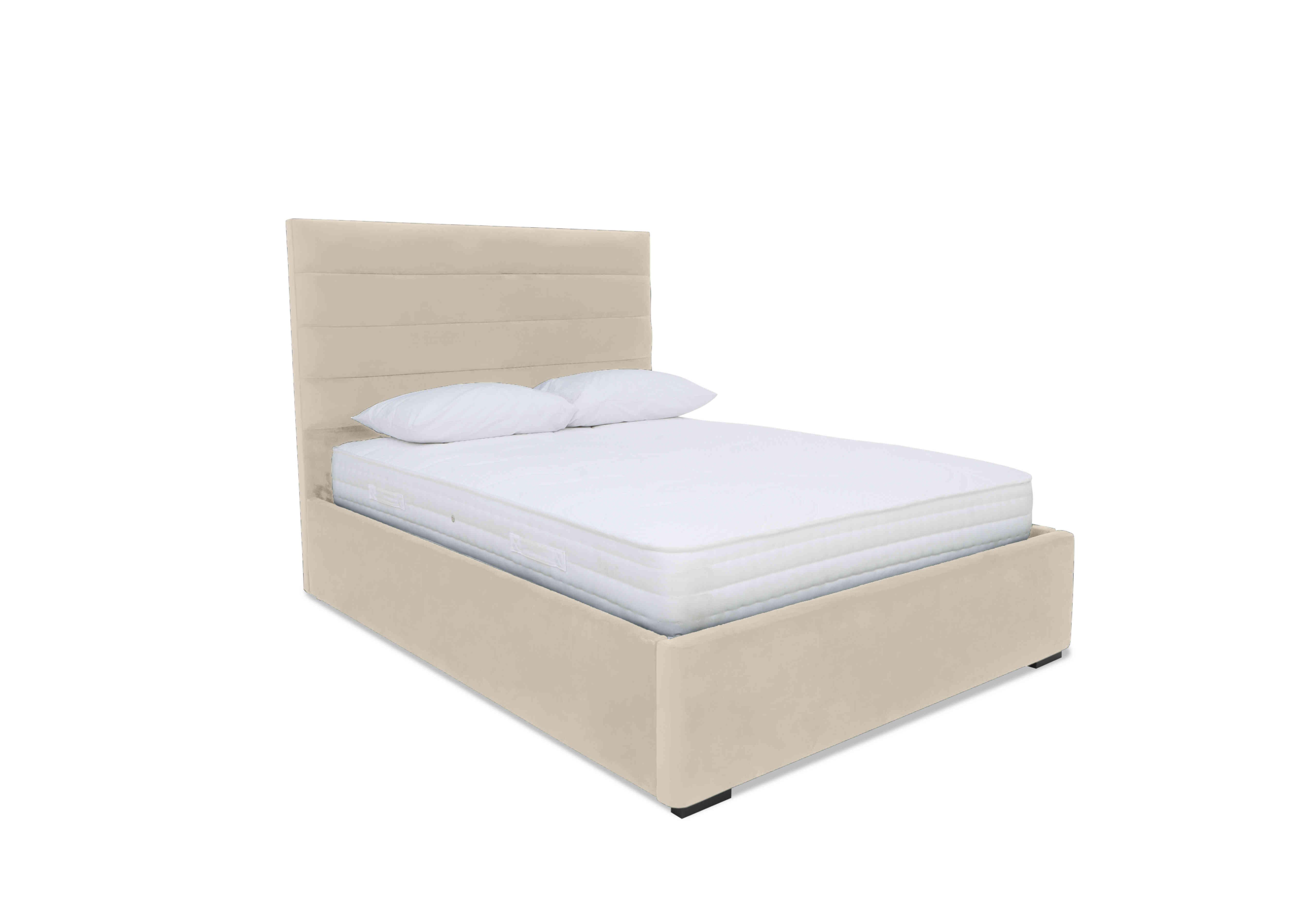 Horizon Ottoman Bed Frame in Plush Ecru on Furniture Village
