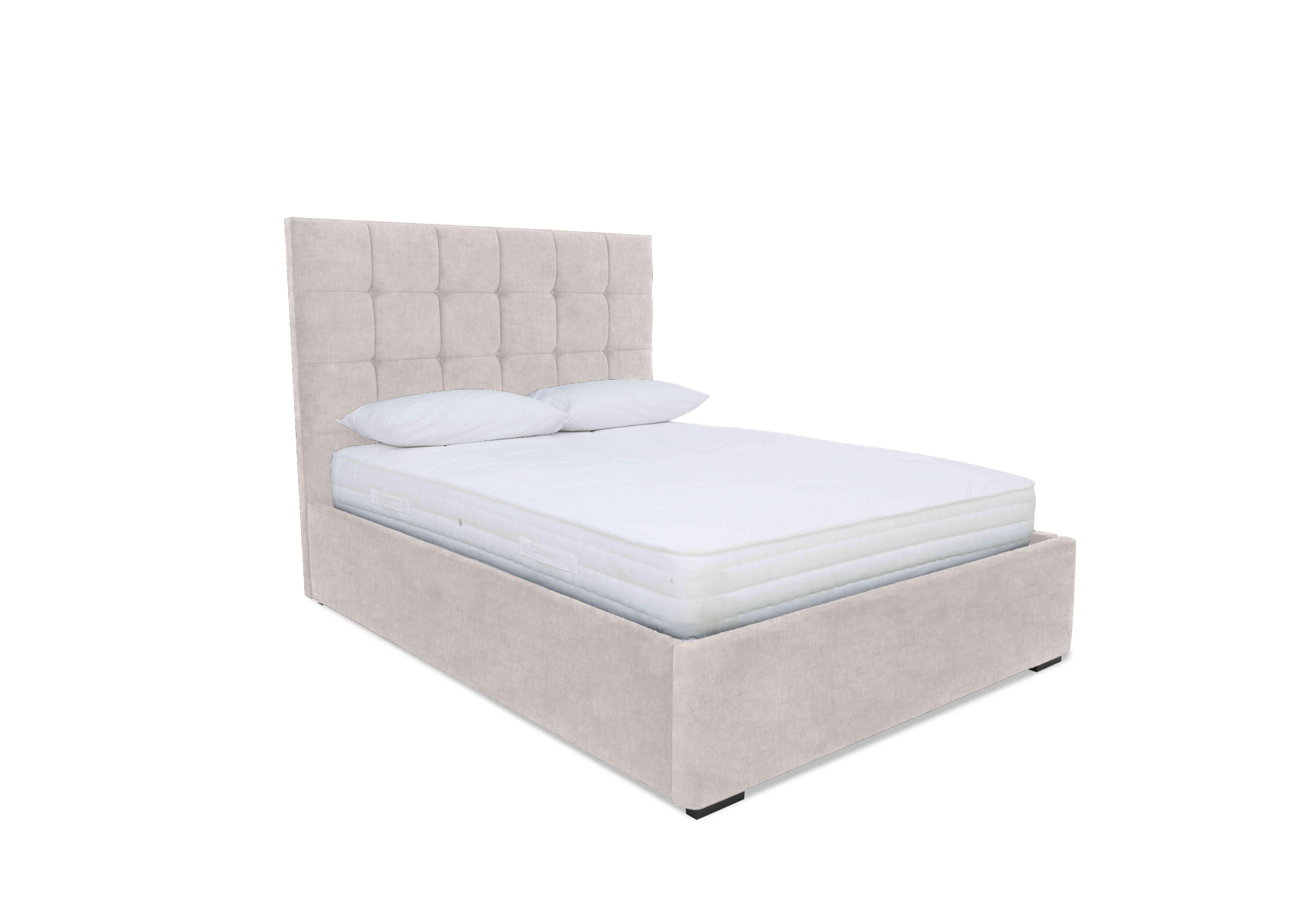Milne Ottoman Bed Frame in Lace Ivory on Furniture Village