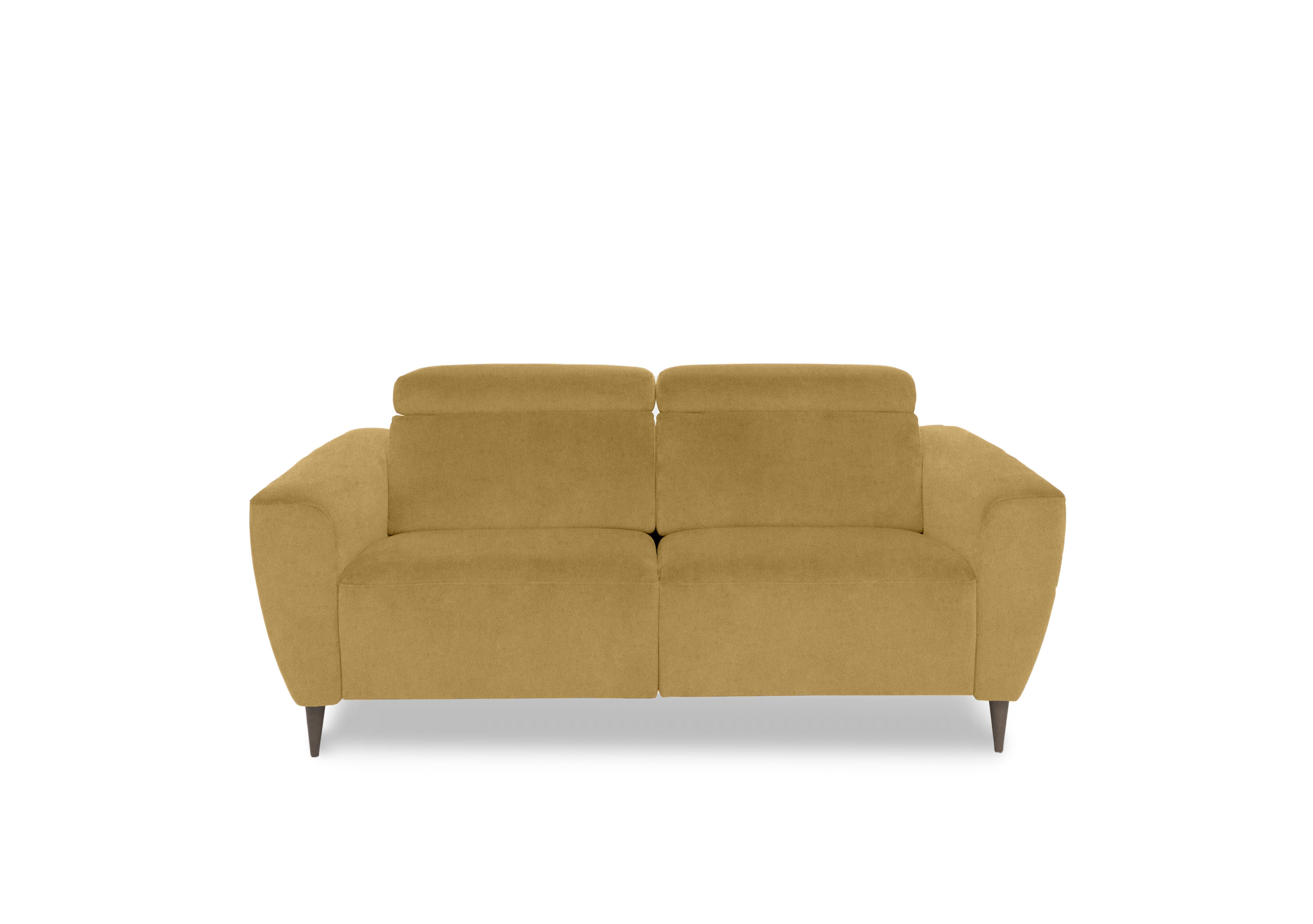 Milano 2 Seater Fabric Sofa in Fuente Mostaza To Ft on Furniture Village