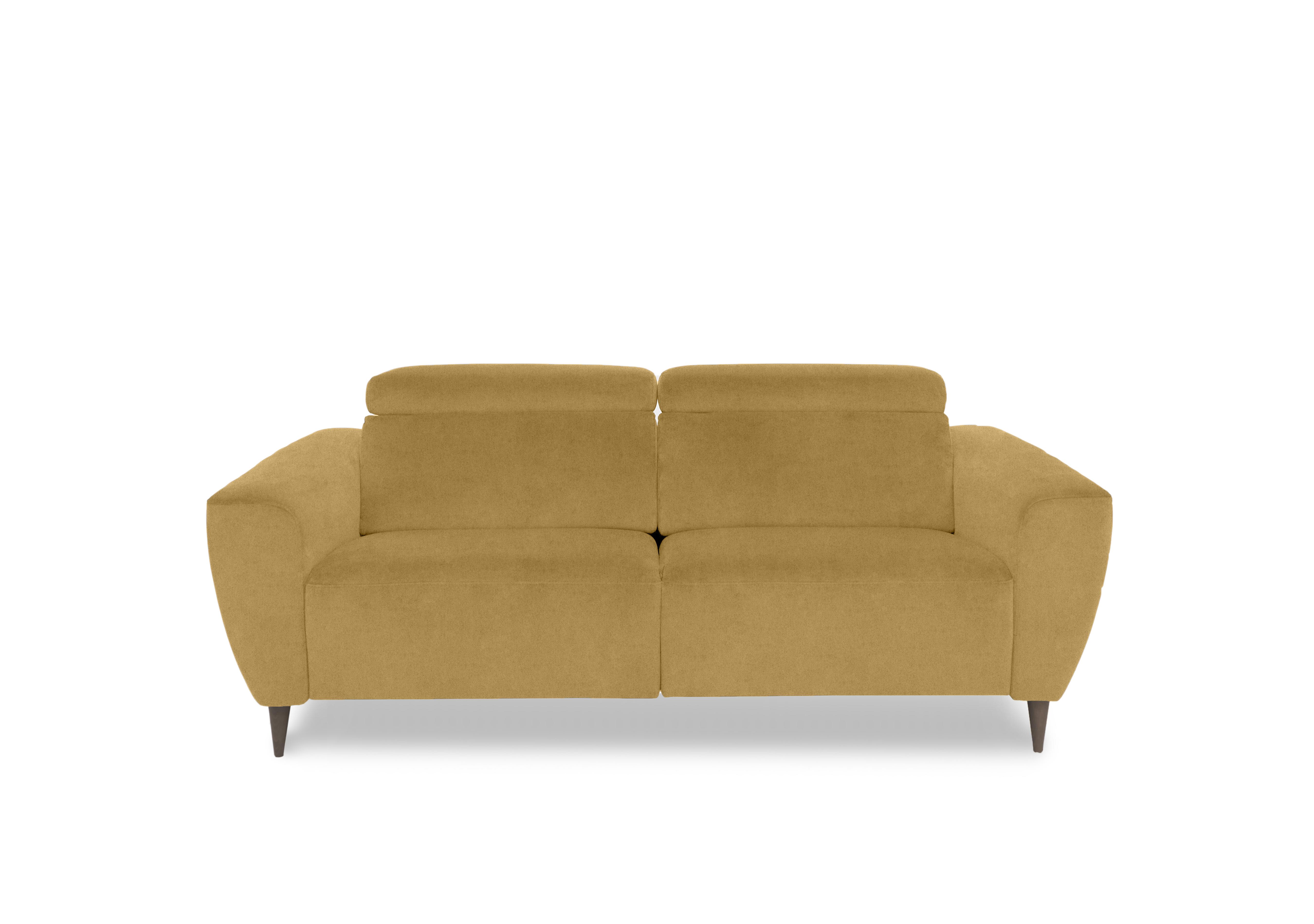 Milano 2.5 Seater Fabric Sofa in Fuente Mostaza To Ft on Furniture Village