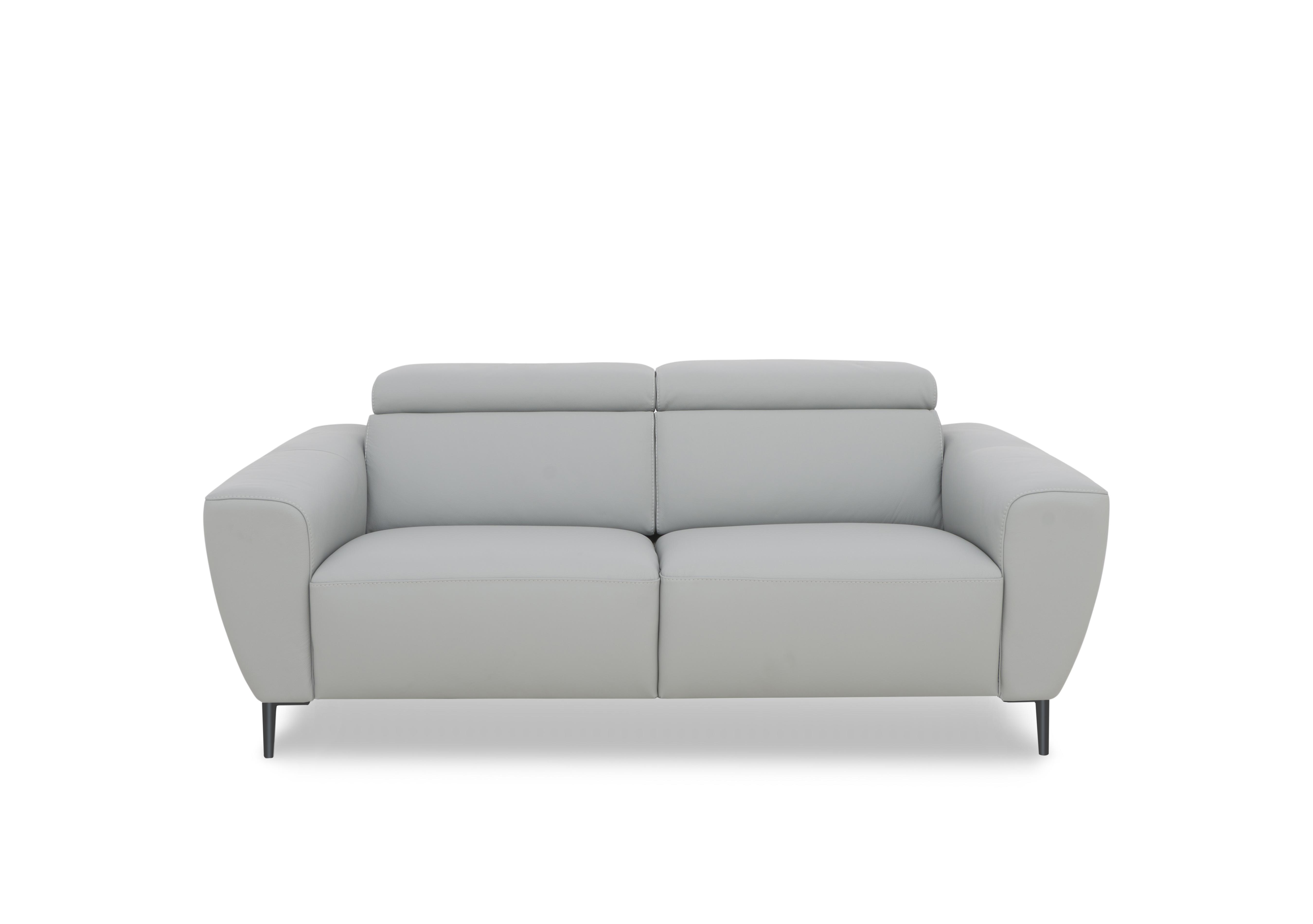 Milano 2.5 Seater Leather Sofa in 360 Torello Grig Allum Ti Ft on Furniture Village