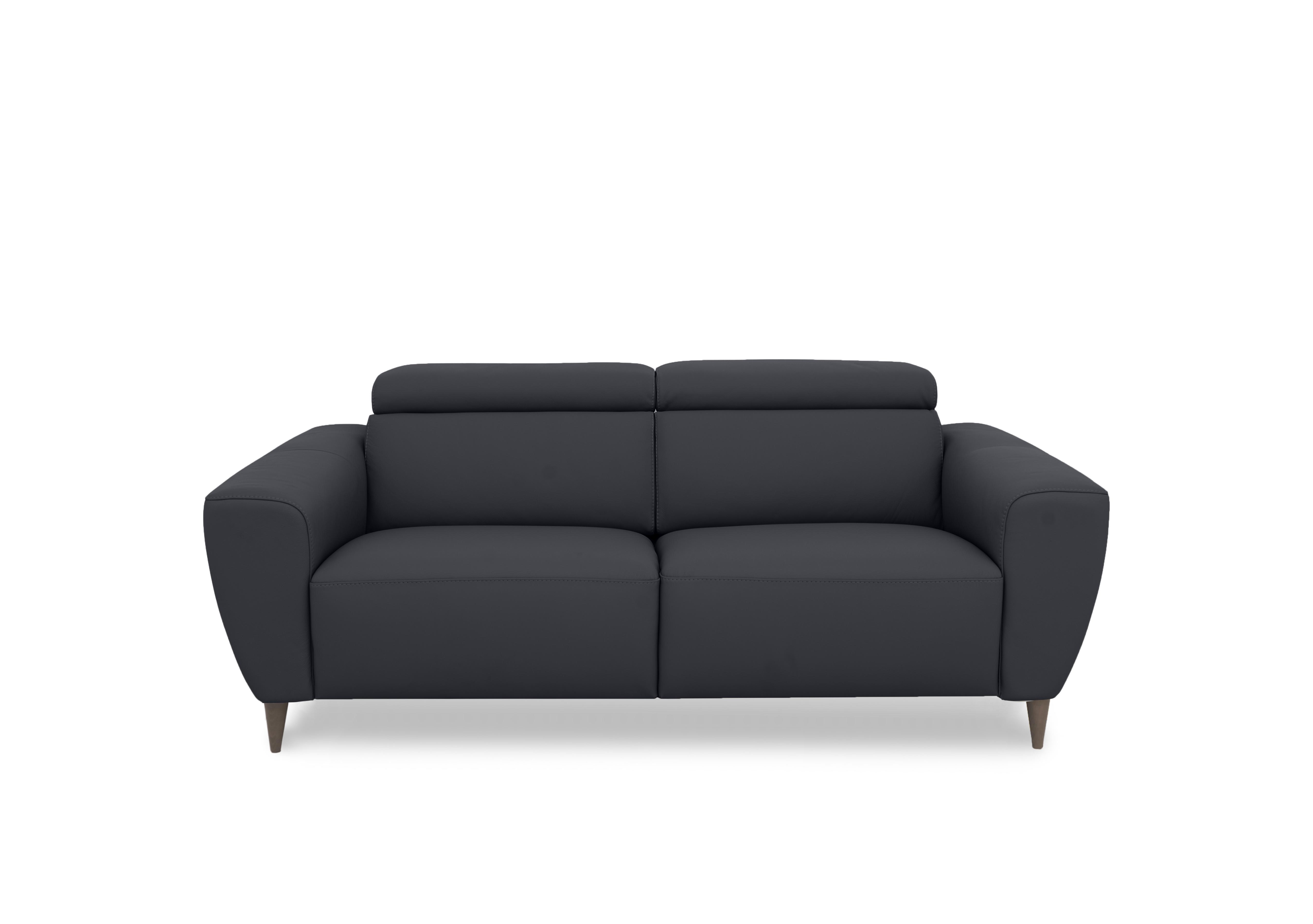 Milano 2.5 Seater Leather Sofa in 81 Torello Blu To Ft on Furniture Village
