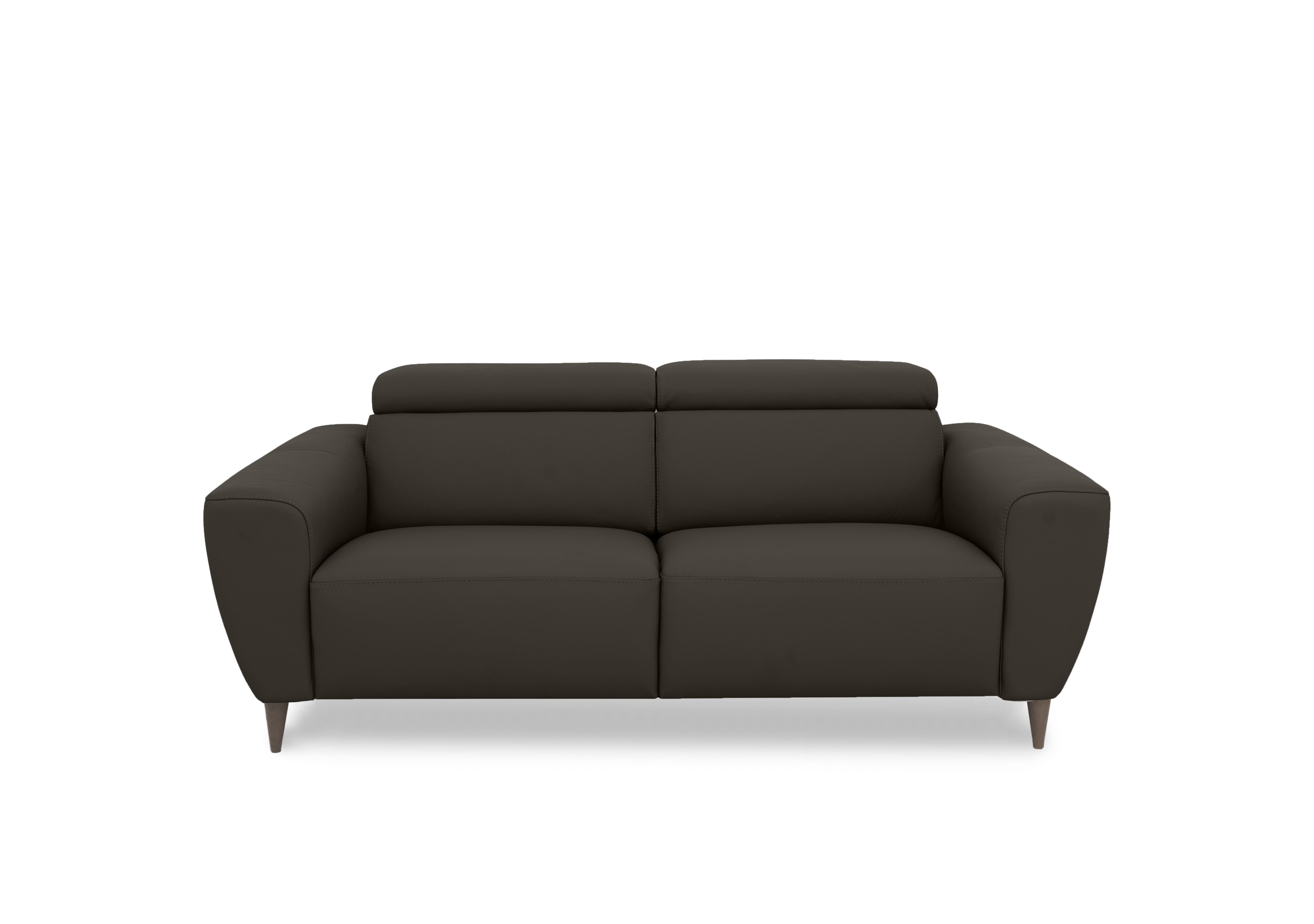 Milano 2.5 Seater Leather Sofa in 91 Torello Chocol-S To Ft on Furniture Village