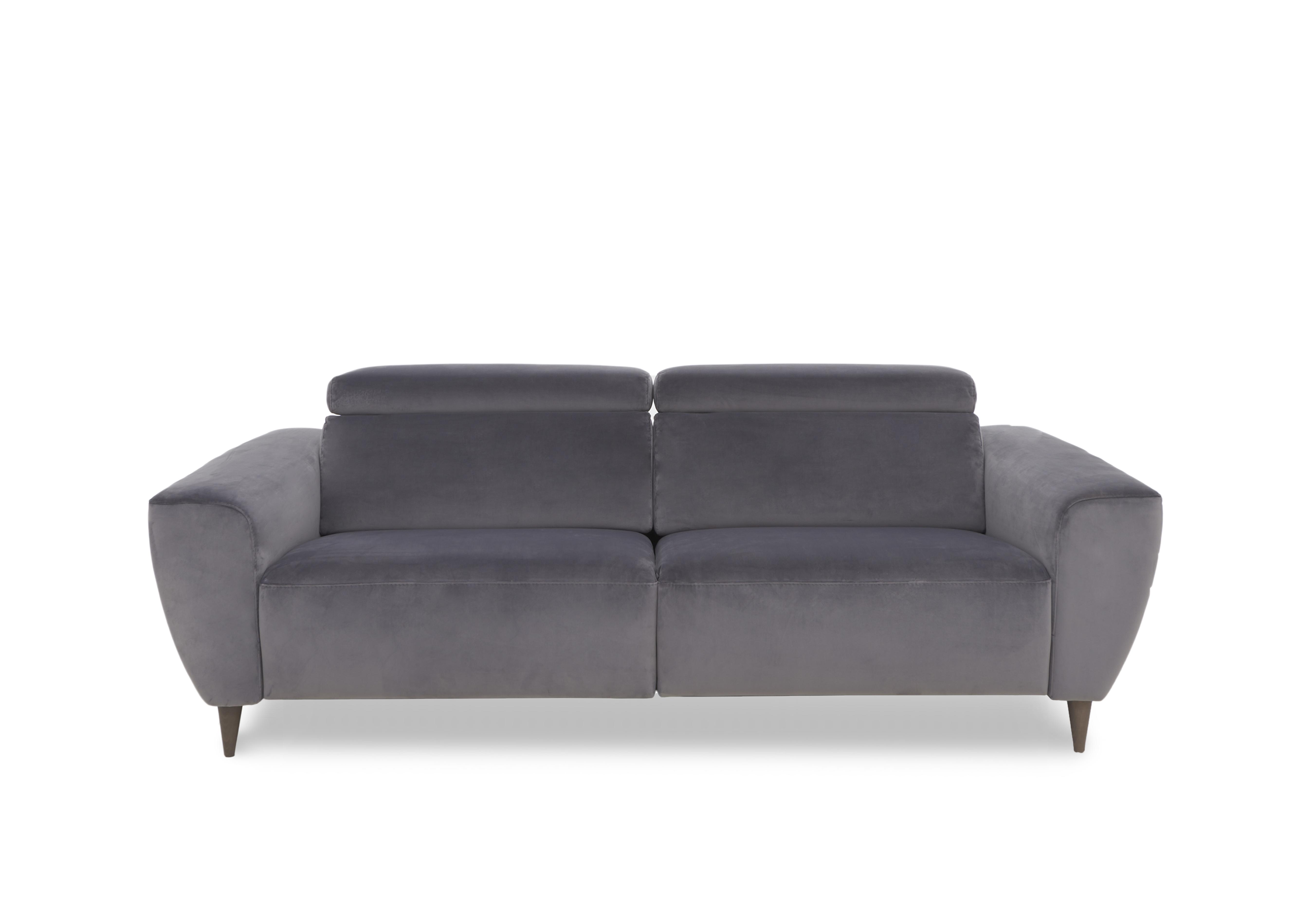 Milano 3 Seater Fabric Sofa in Selma Topo To Ft on Furniture Village