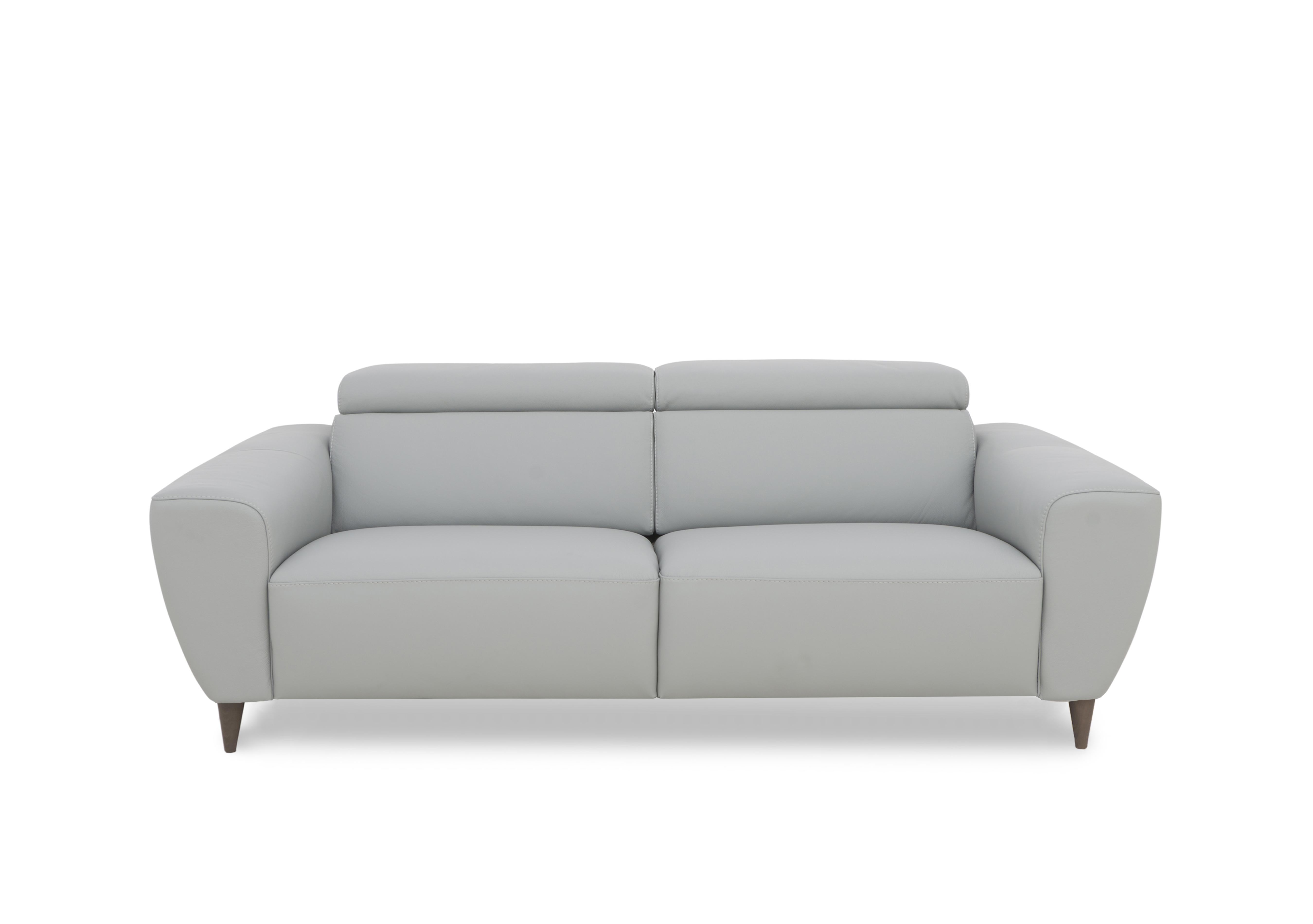 Milano 3 Seater Leather Sofa in 360 Torello Grig Allum To Ft on Furniture Village